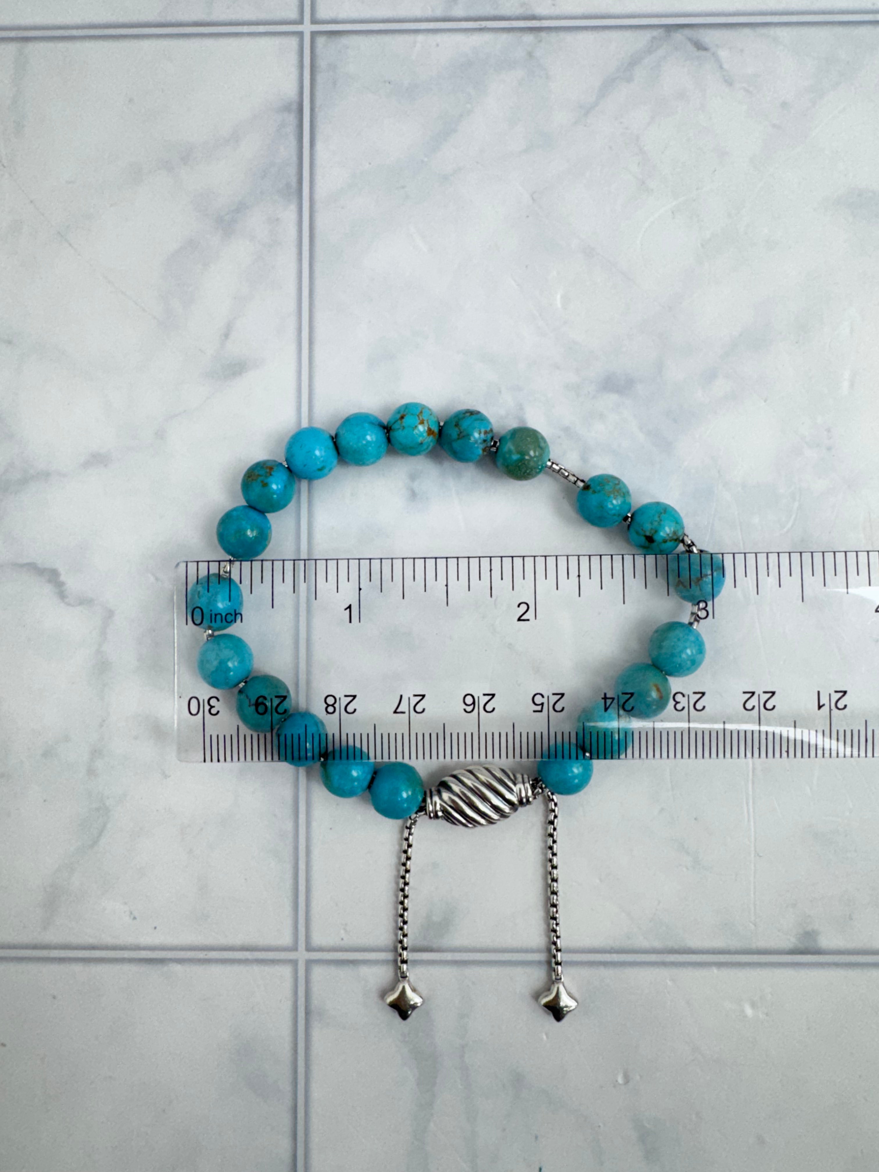 David Yurman Turquoise Spiritual Beads Bracelet