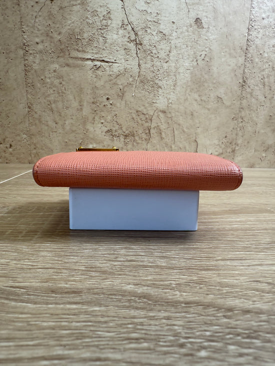 Fendi Pink Leather Card Case
