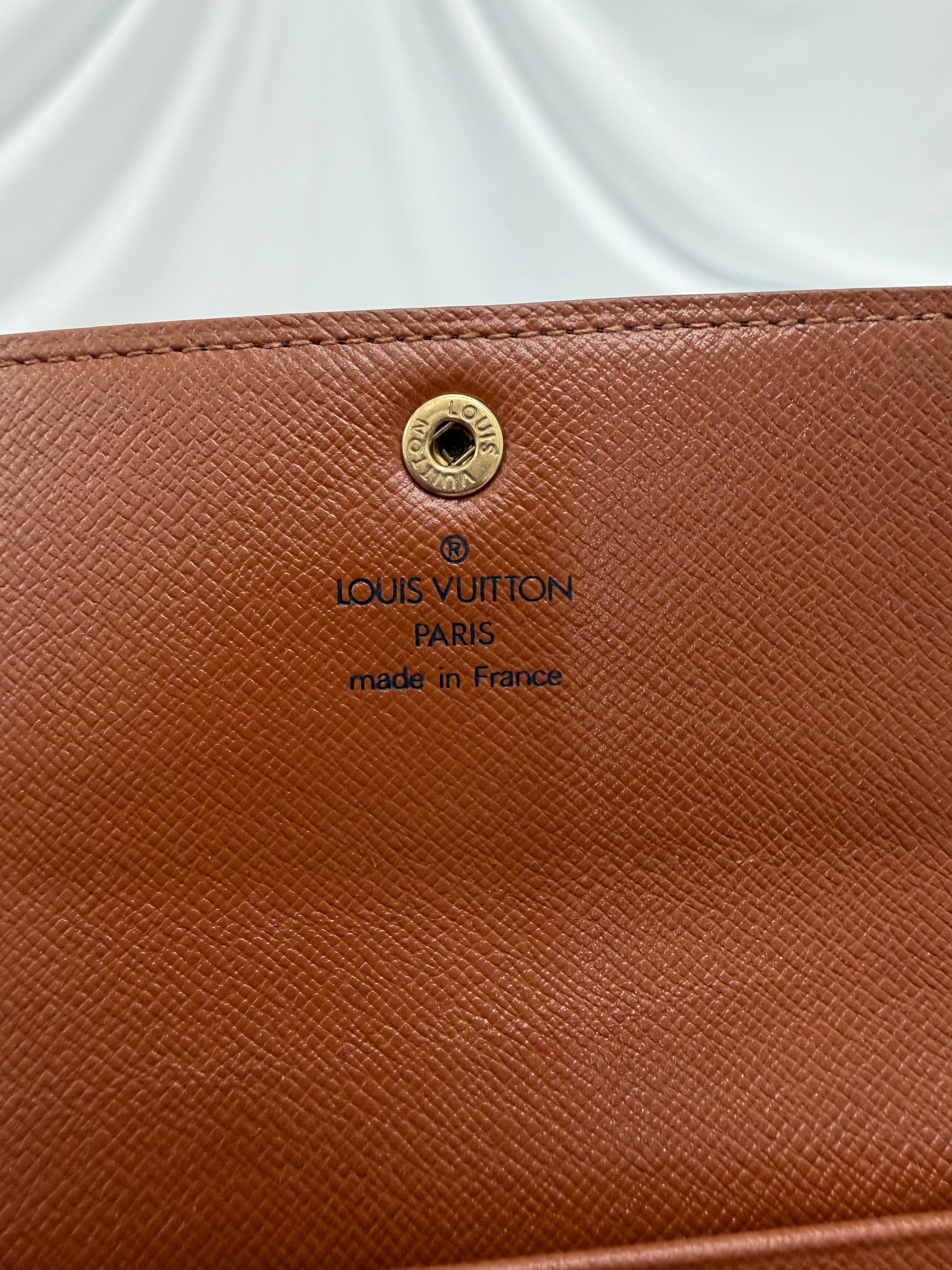 Louis Vuitton Monogram Porte Etui Compact Wallet