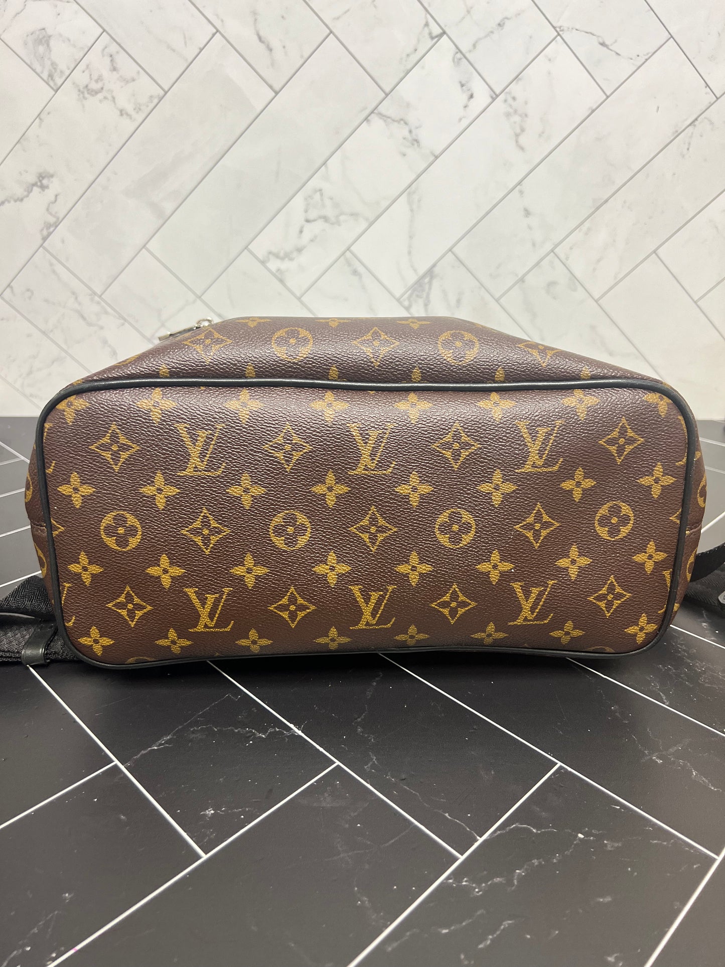 Louis Vuitton Palk Monogram Macassar Backpack