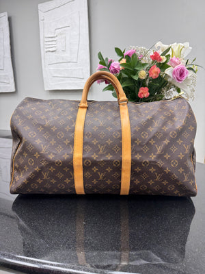 Louis Vuitton Monogram Keepall 55