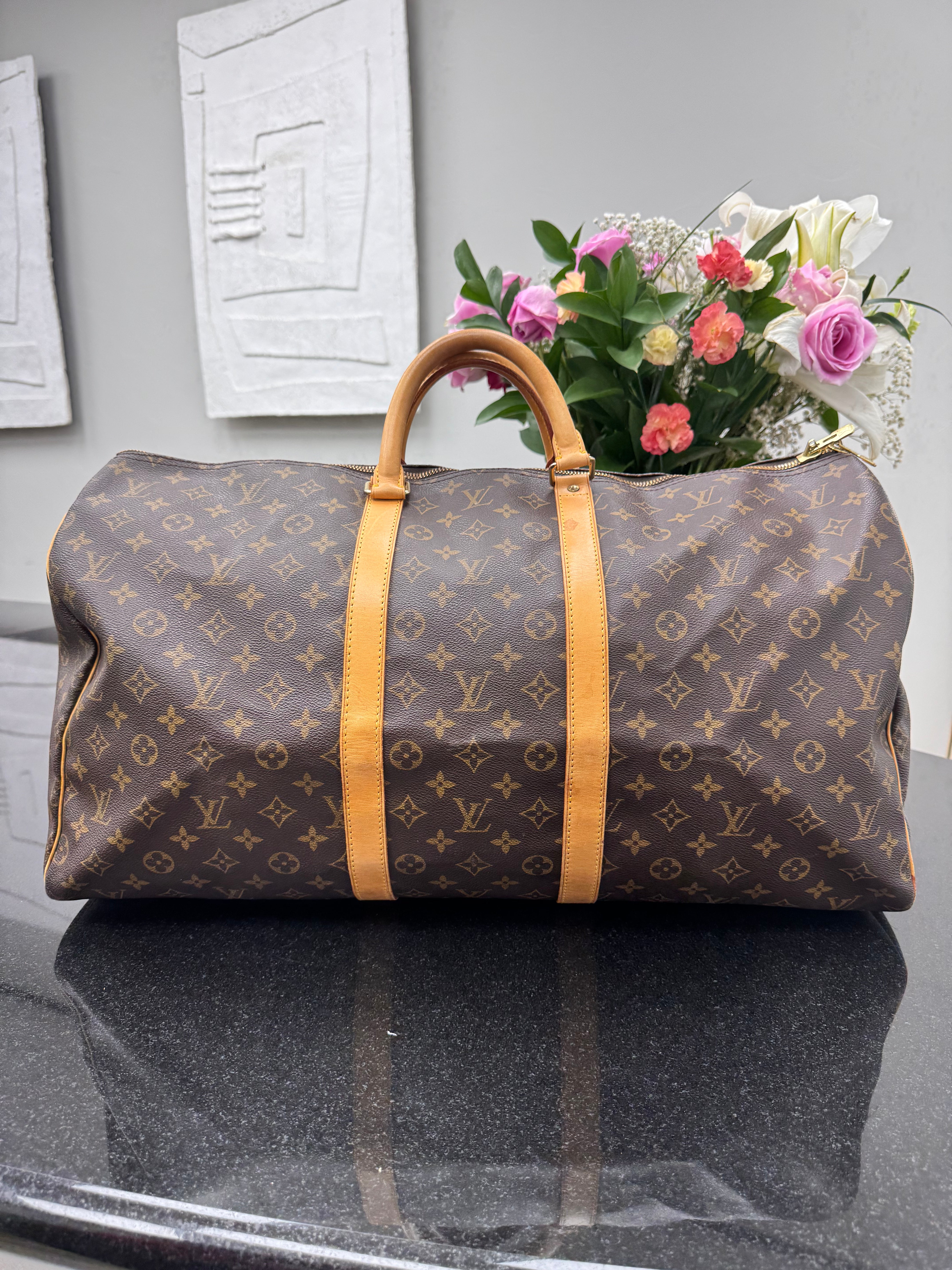 Louis Vuitton Monogram Keepall 55