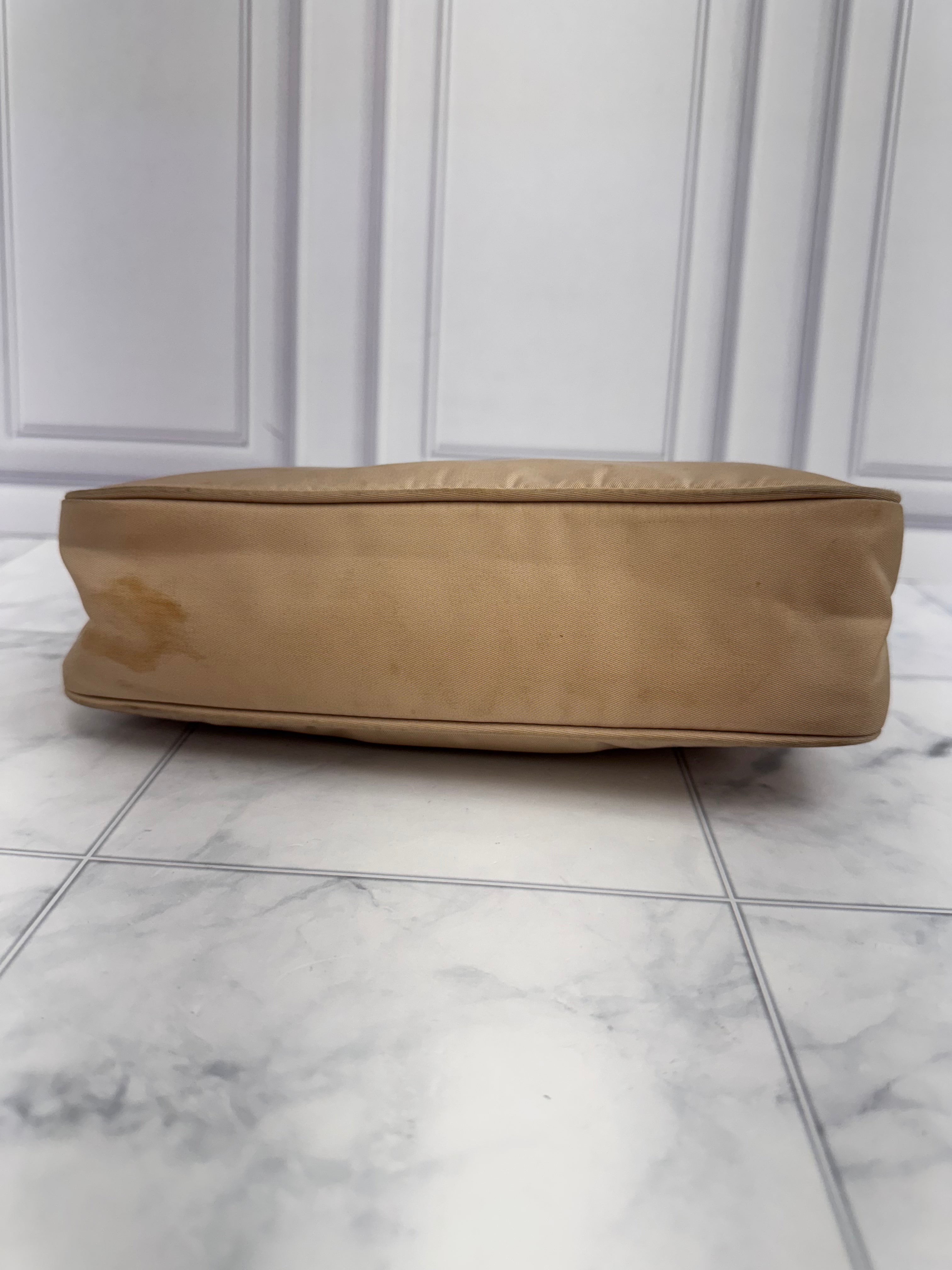 Prada Beige Nylon Re-Edition 2000 Nylon Shoulder Bag