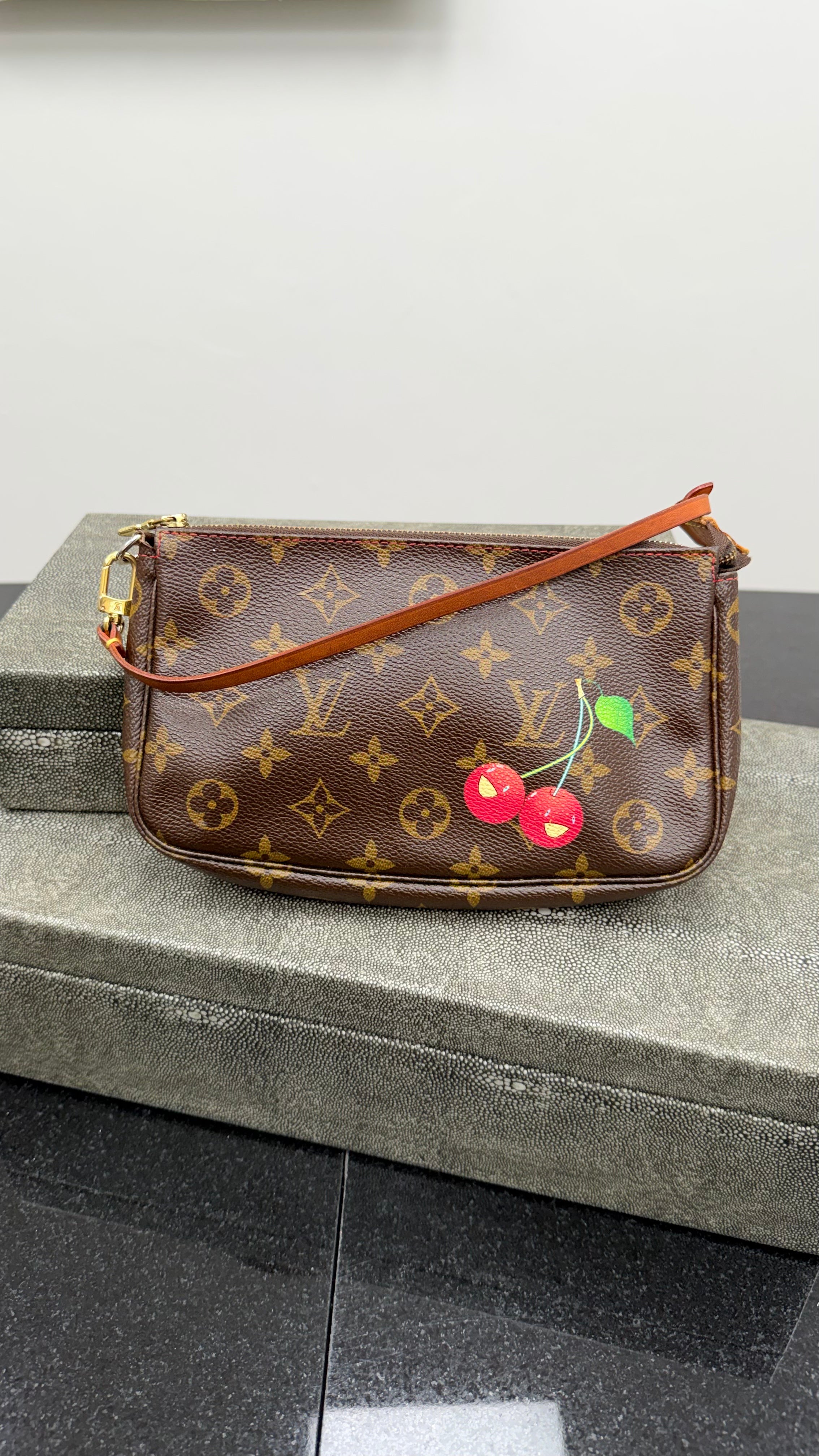 *DONS DROP* Louis Vuitton Monogram Cherries Pochette Accessories