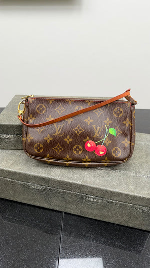 *DONS DROP* Louis Vuitton Monogram Cherries Pochette Accessories