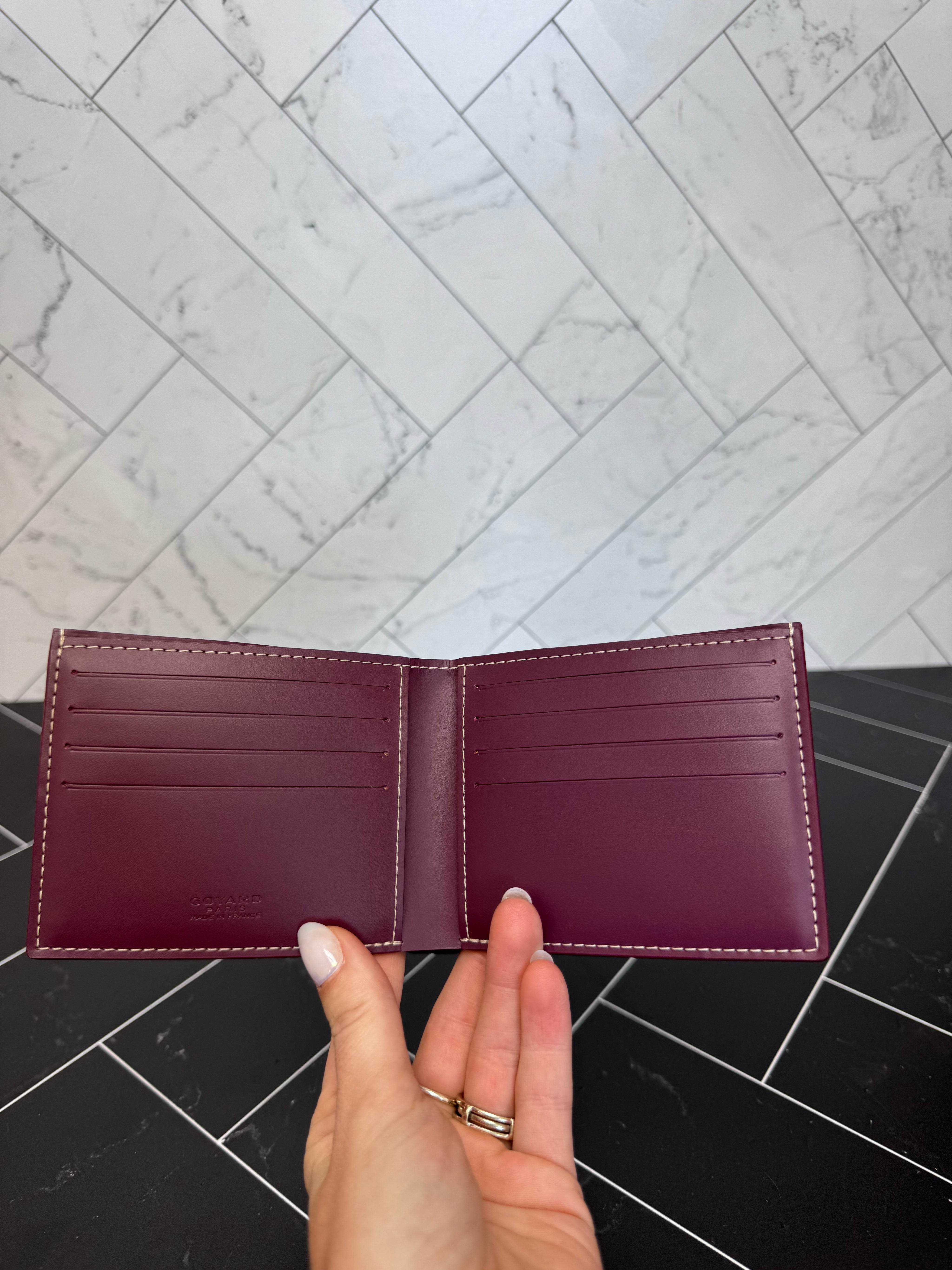 BRAND NEW- Goyard Bordeaux Victoire Bifold Wallet