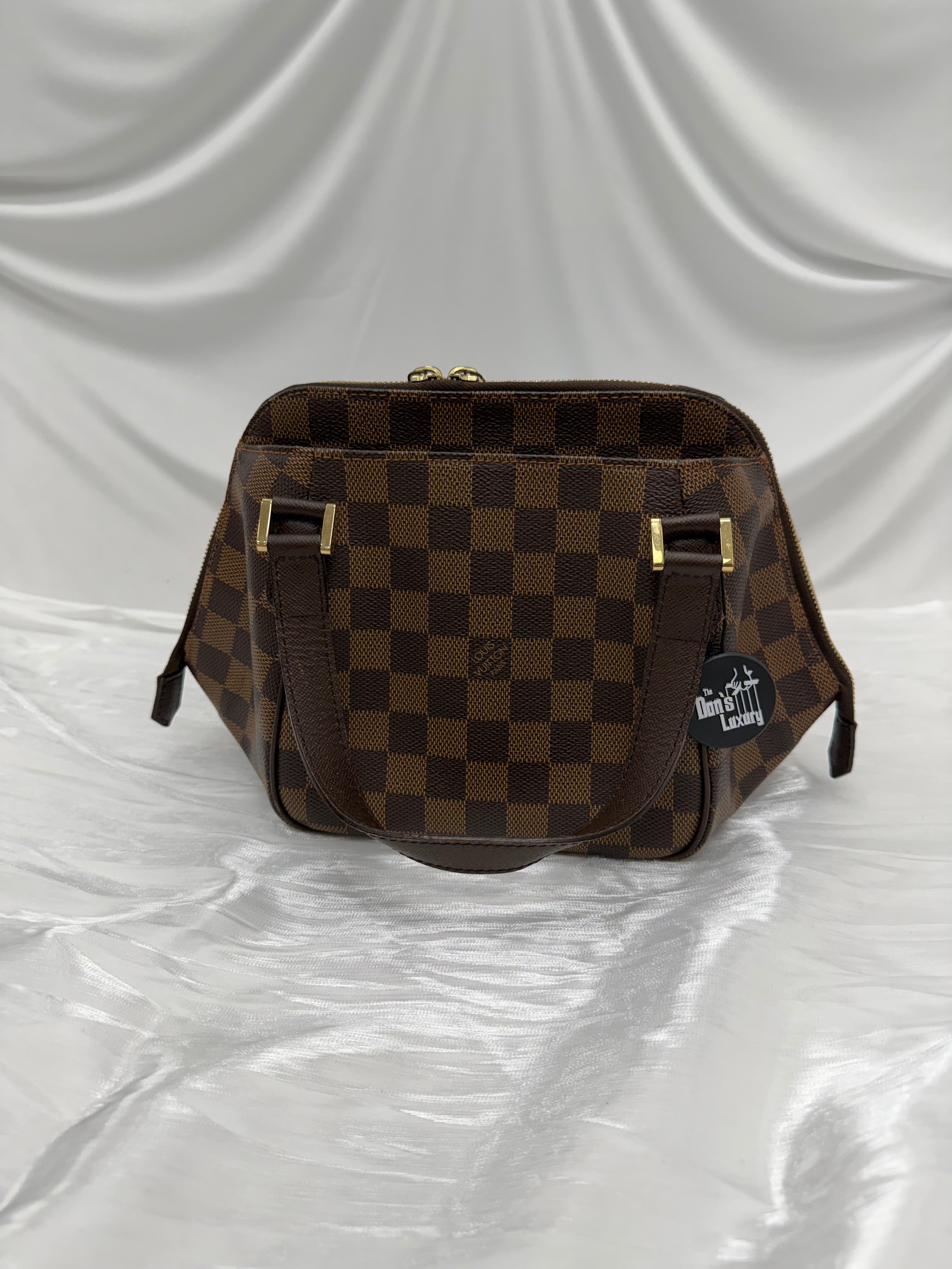 Louis Vuitton Damier Ebene Belem PM Handbag