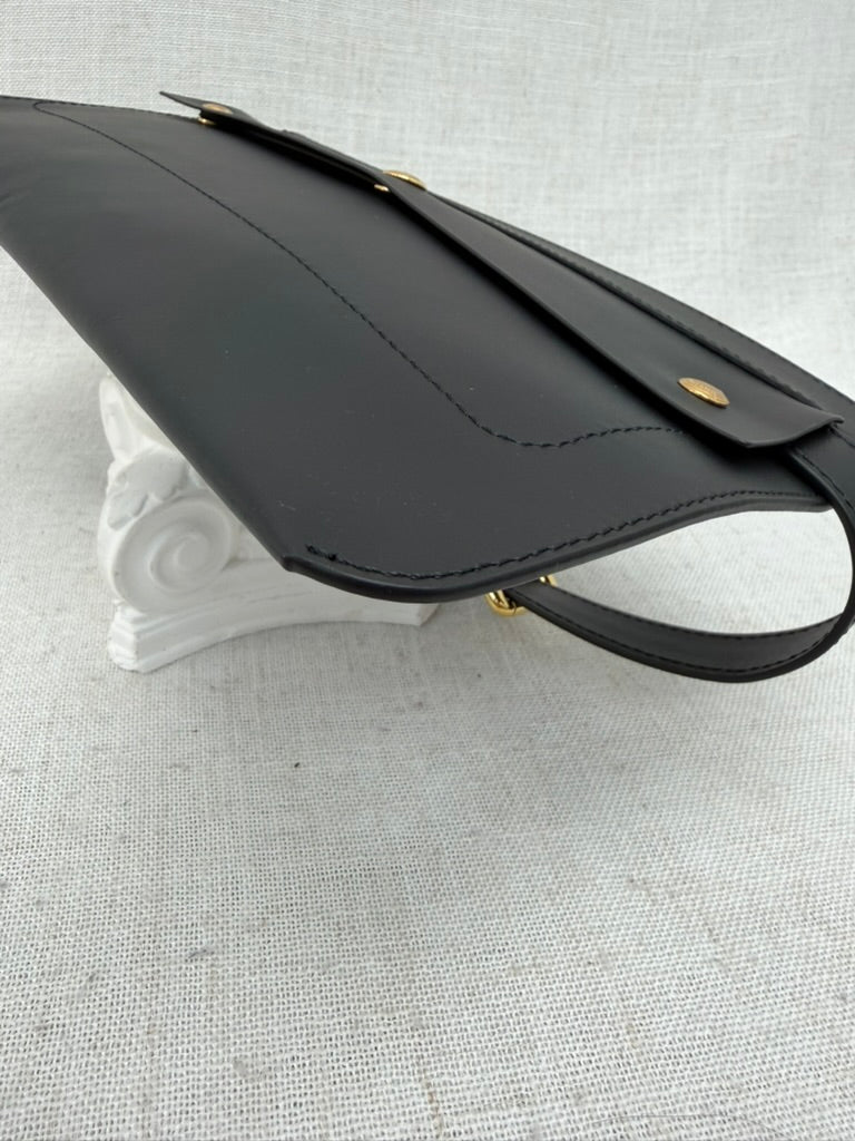 BRAND NEW- Burberry Black Leather Slim Belt Bag