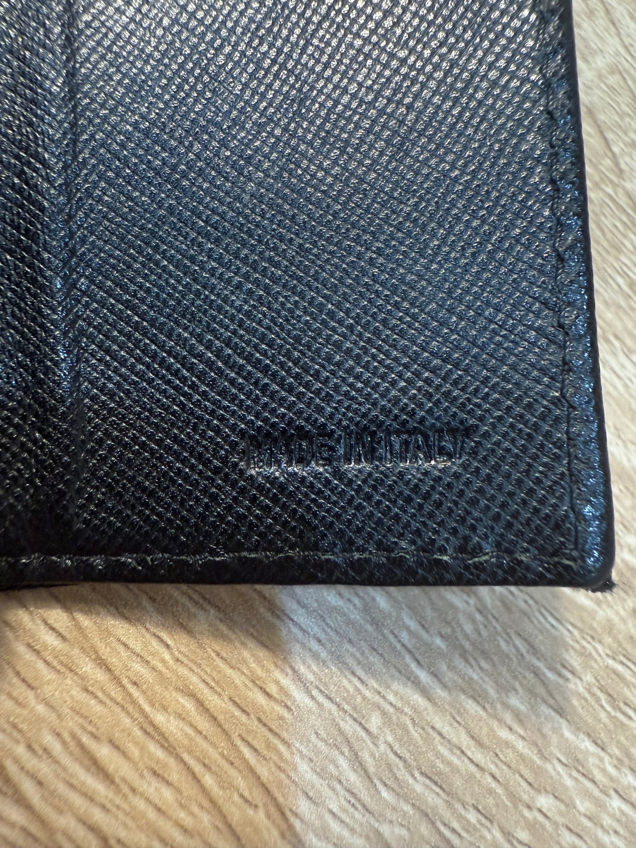 Prada Black Nylon Compact Wallet