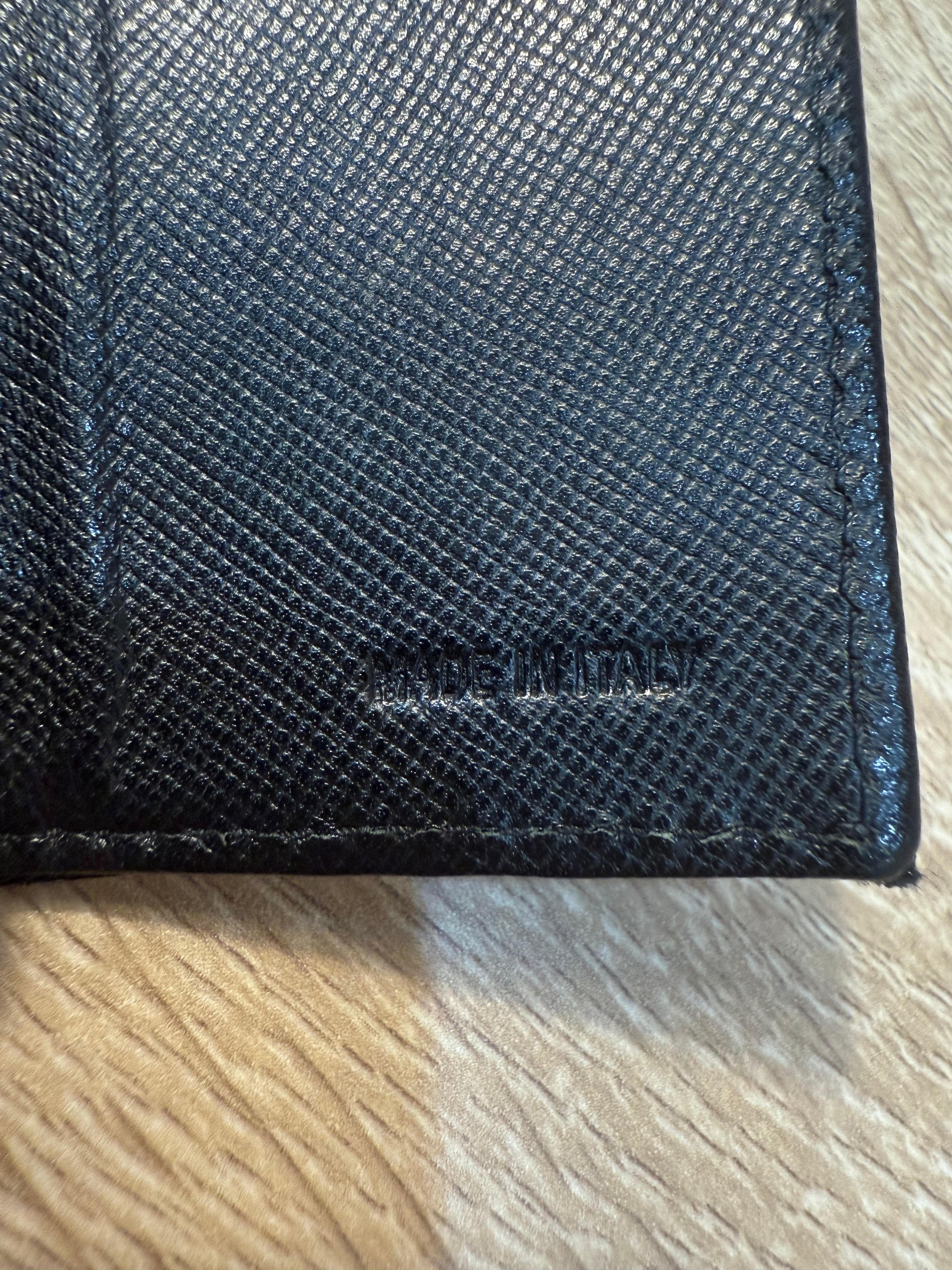 Prada Black Nylon Compact Wallet