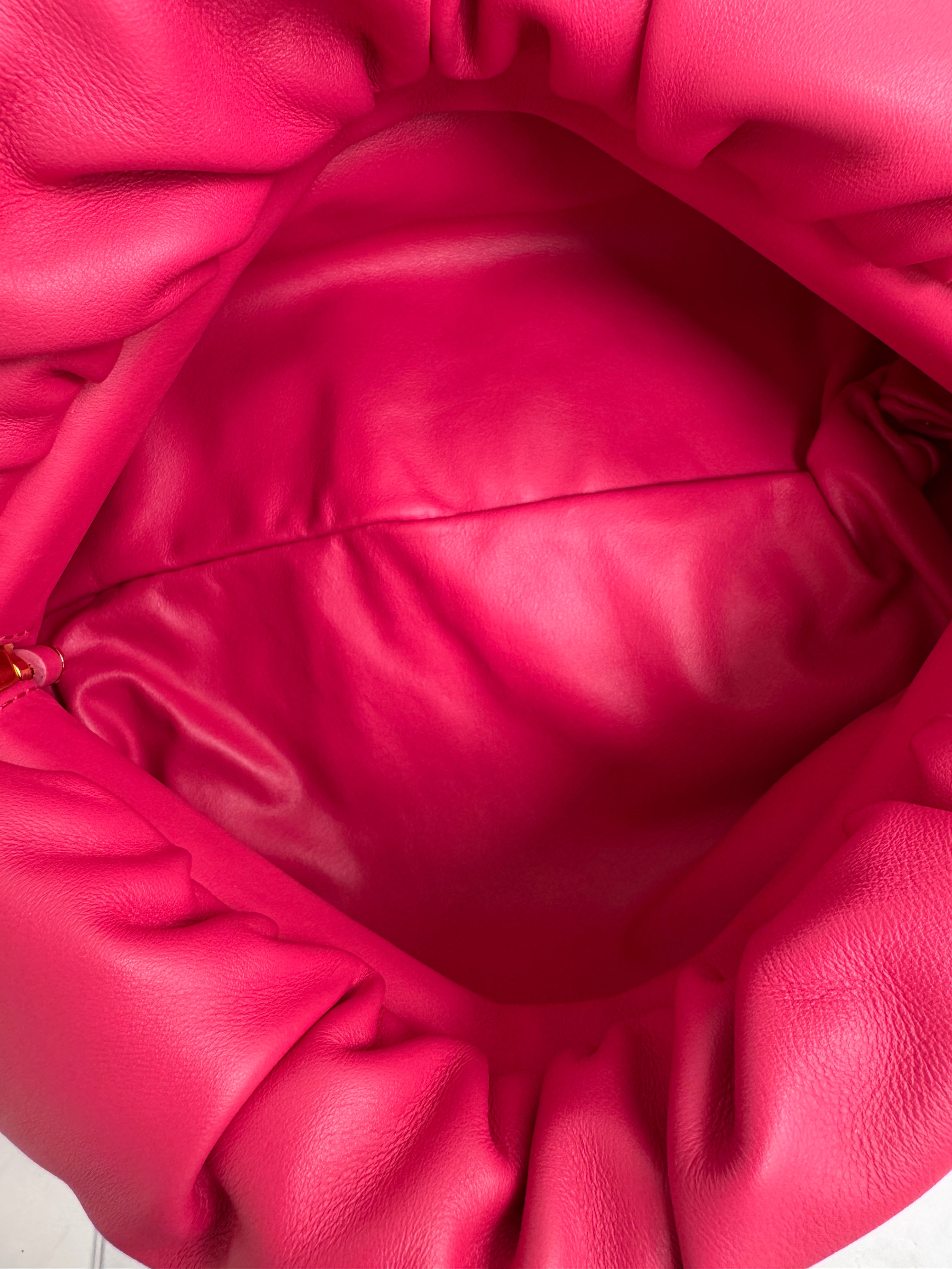 LIKE NEW - Bottega Veneta Pink Leather The Chain Pouch Bag