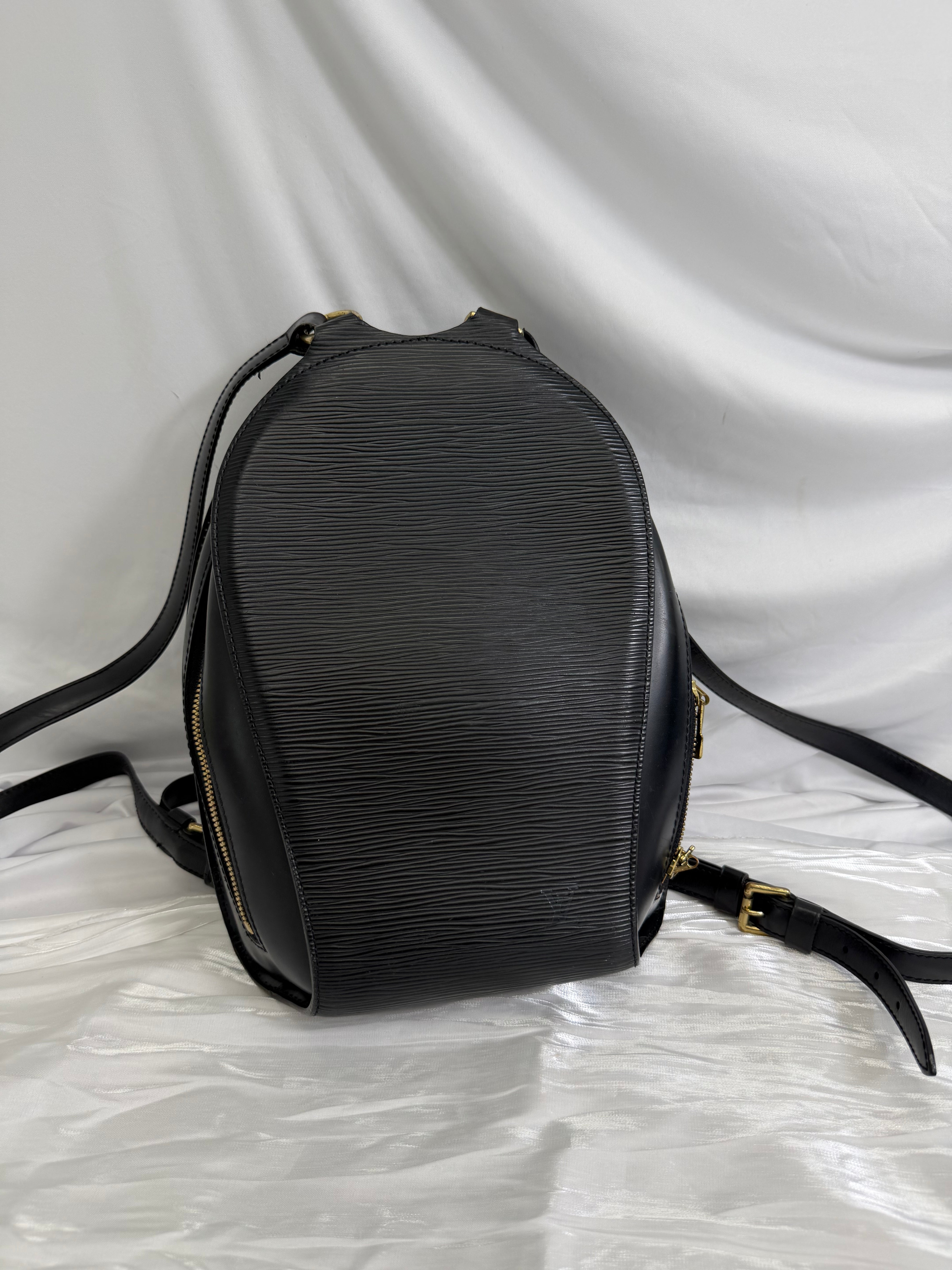 Louis Vuitton Black Epi Mabillion Backpack