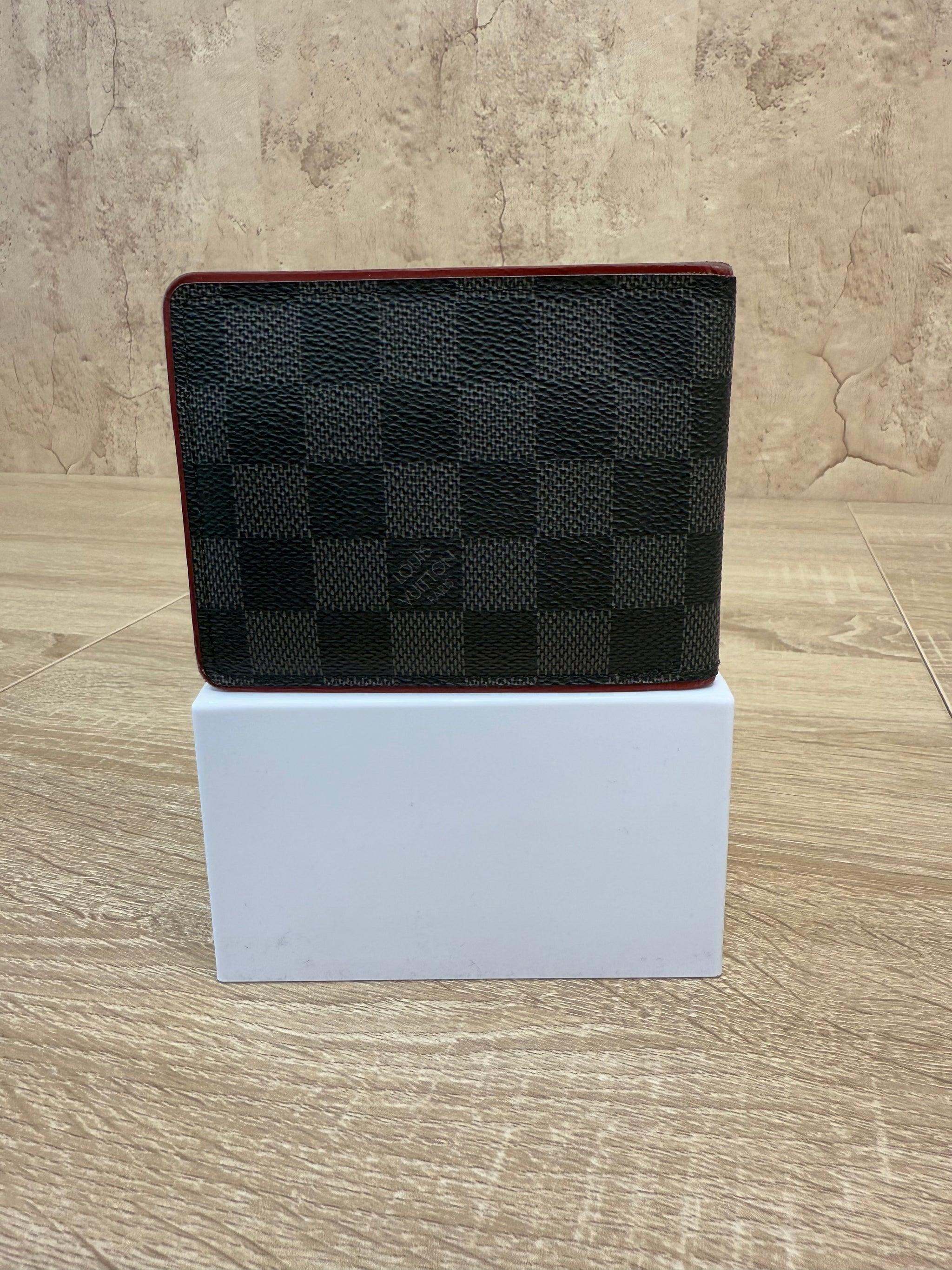 Louis Vuitton Damier Graphite Red Trim Bifold Wallet