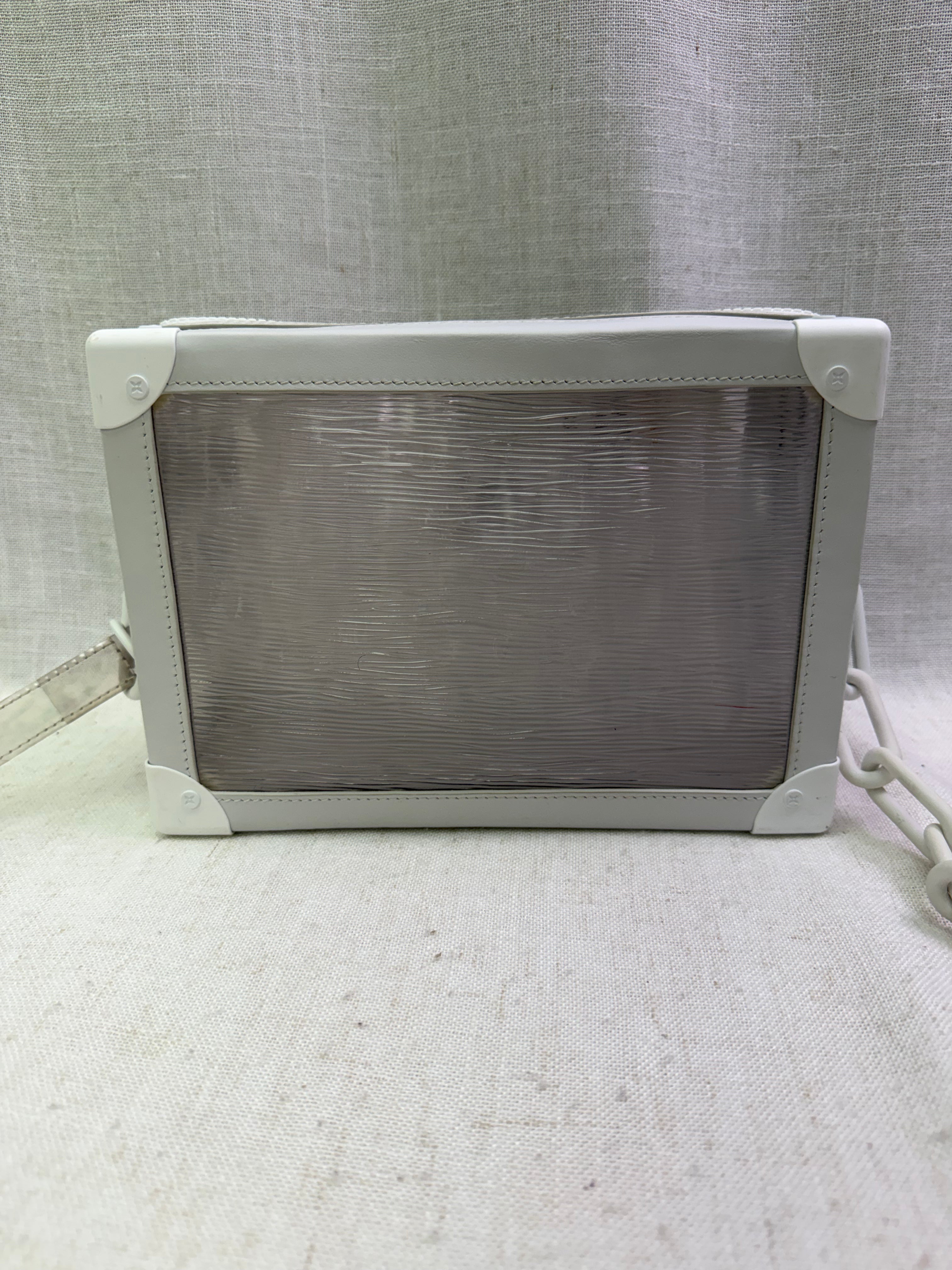 Louis Vuitton White PVC Epi Plage Soft Trunk