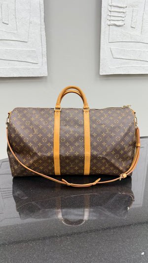 Louis Vuitton Monogram Keepall Bandouliere 55