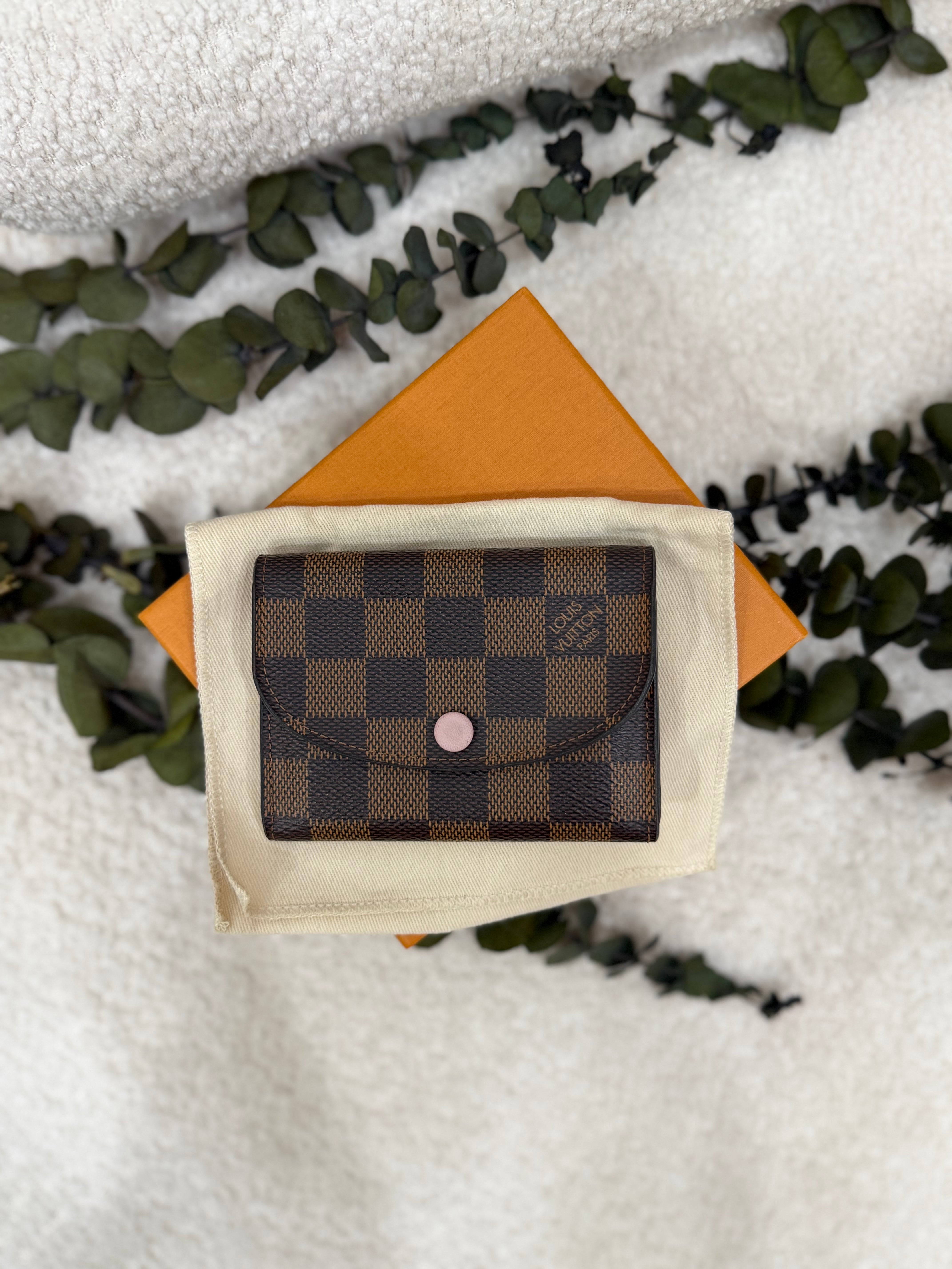 Louis Vuitton Damier Ebene Rosalie Ballerine Coin Purse