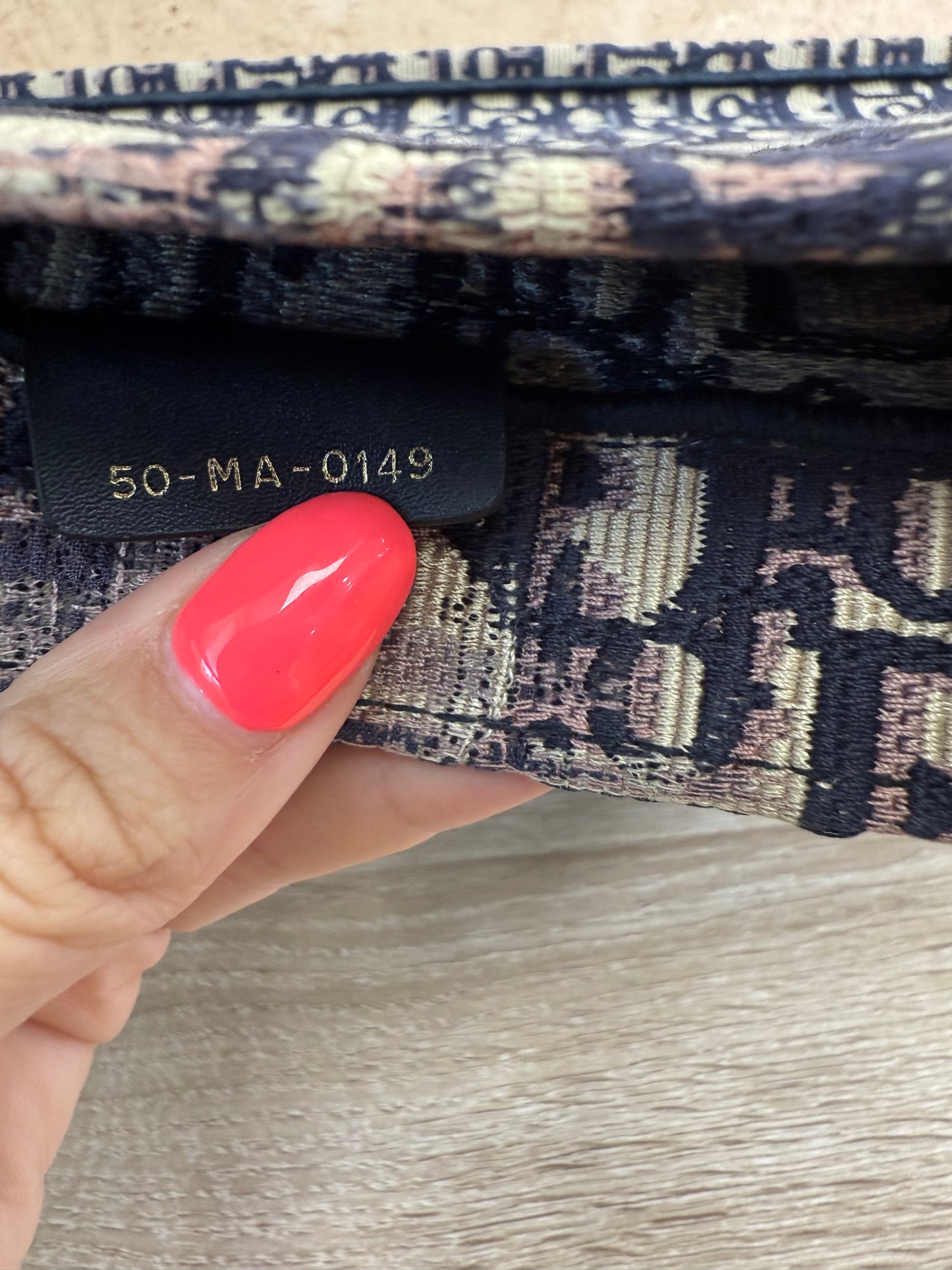 Christian Dior Navy Medium Book Tote