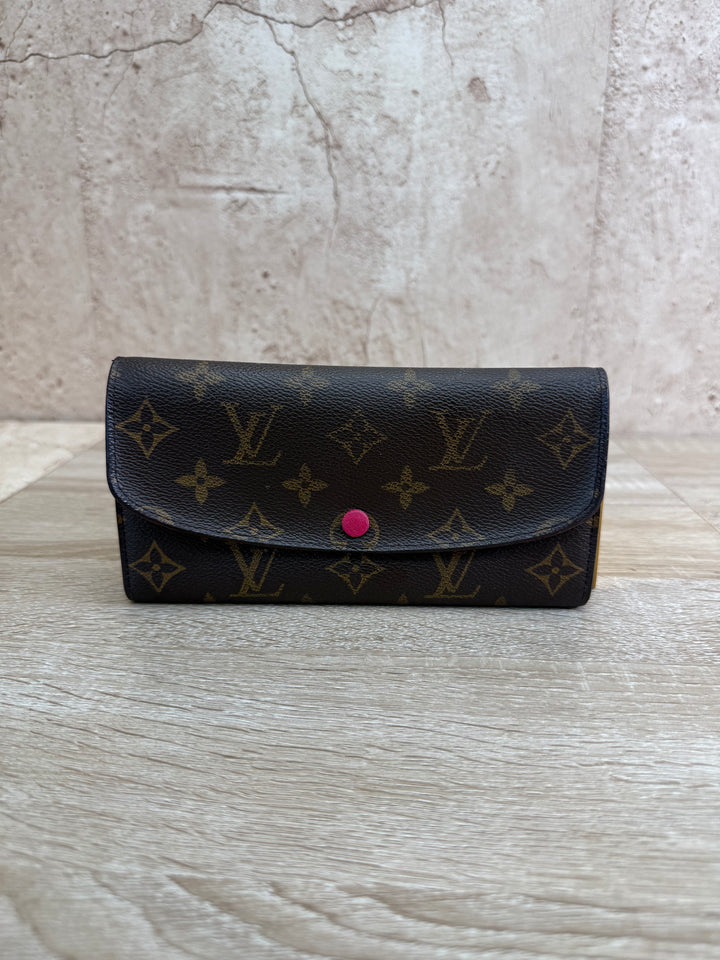 Louis Vuitton Monogram & Pink Emilie Wallet