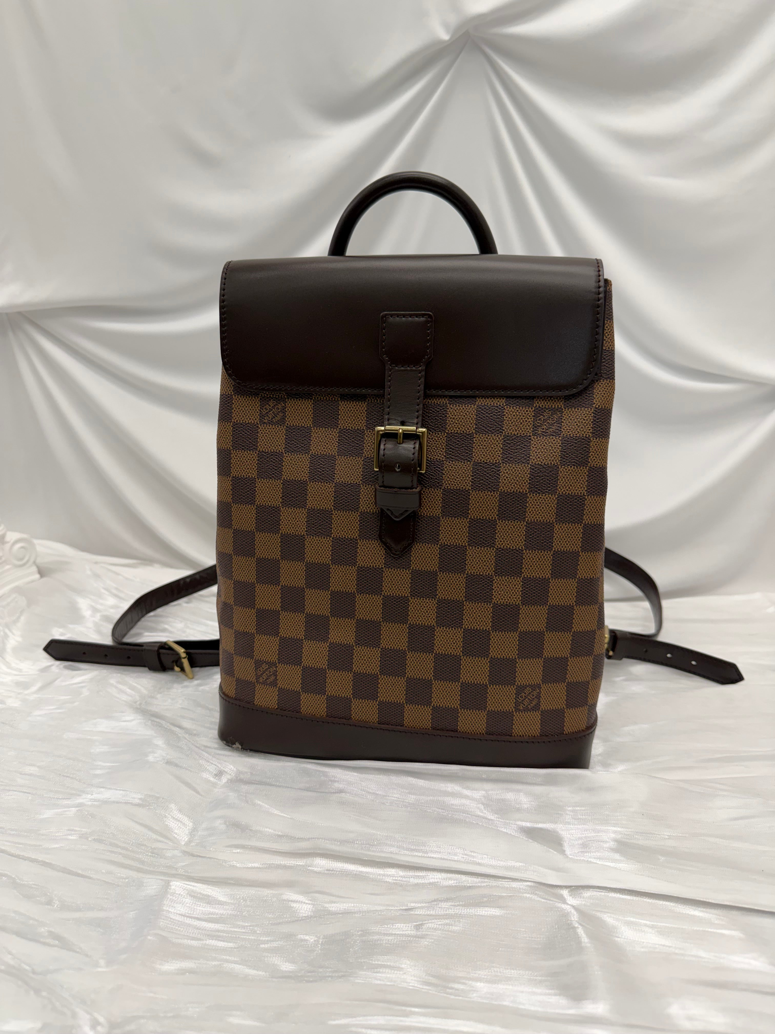 Louis Vuitton Damier Ebene SoHo Backpack
