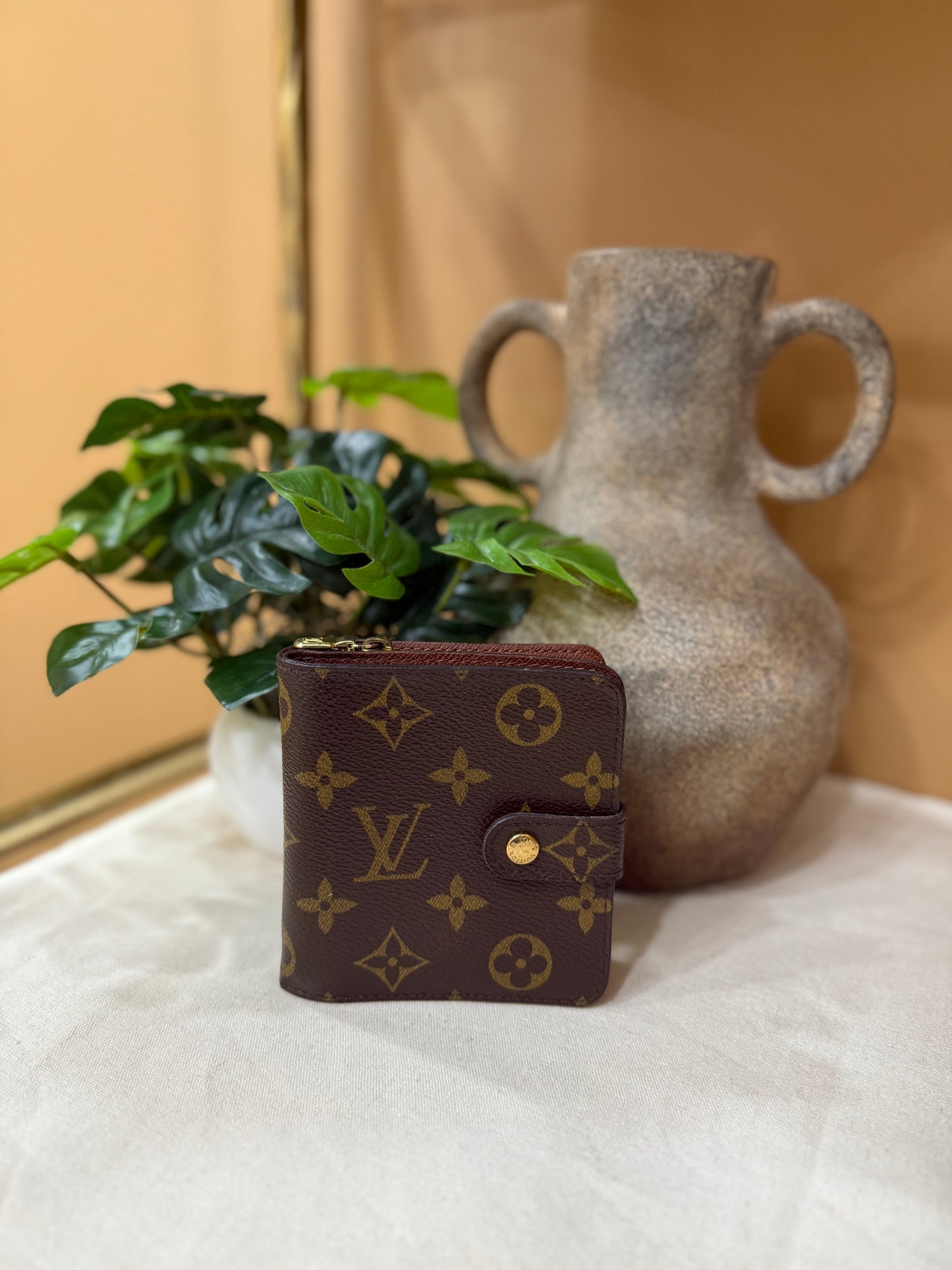 Louis Vuitton Monogram Compact Zippy Wallet