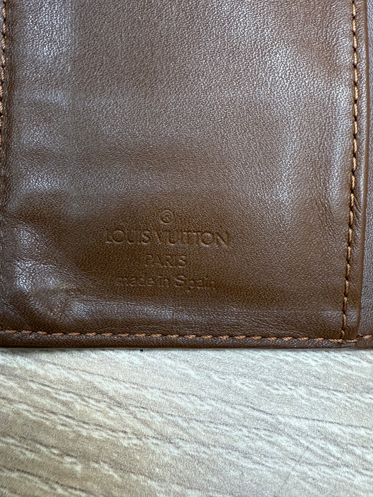 Louis Vuitton Bronze Vernis Passport Agenda PM
