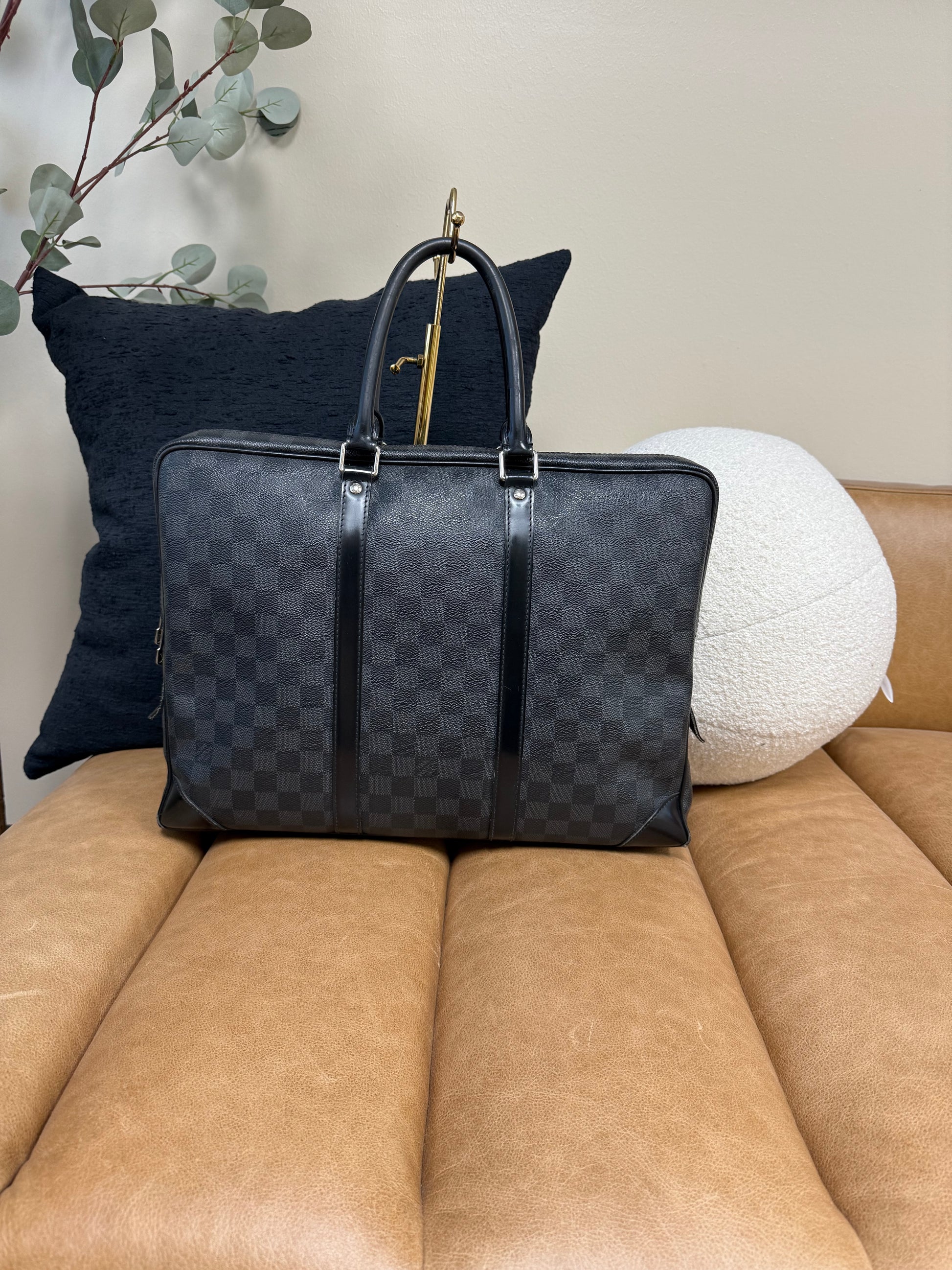 Louis Vuitton Damier Graphite Porte-Documents Briefcase PM