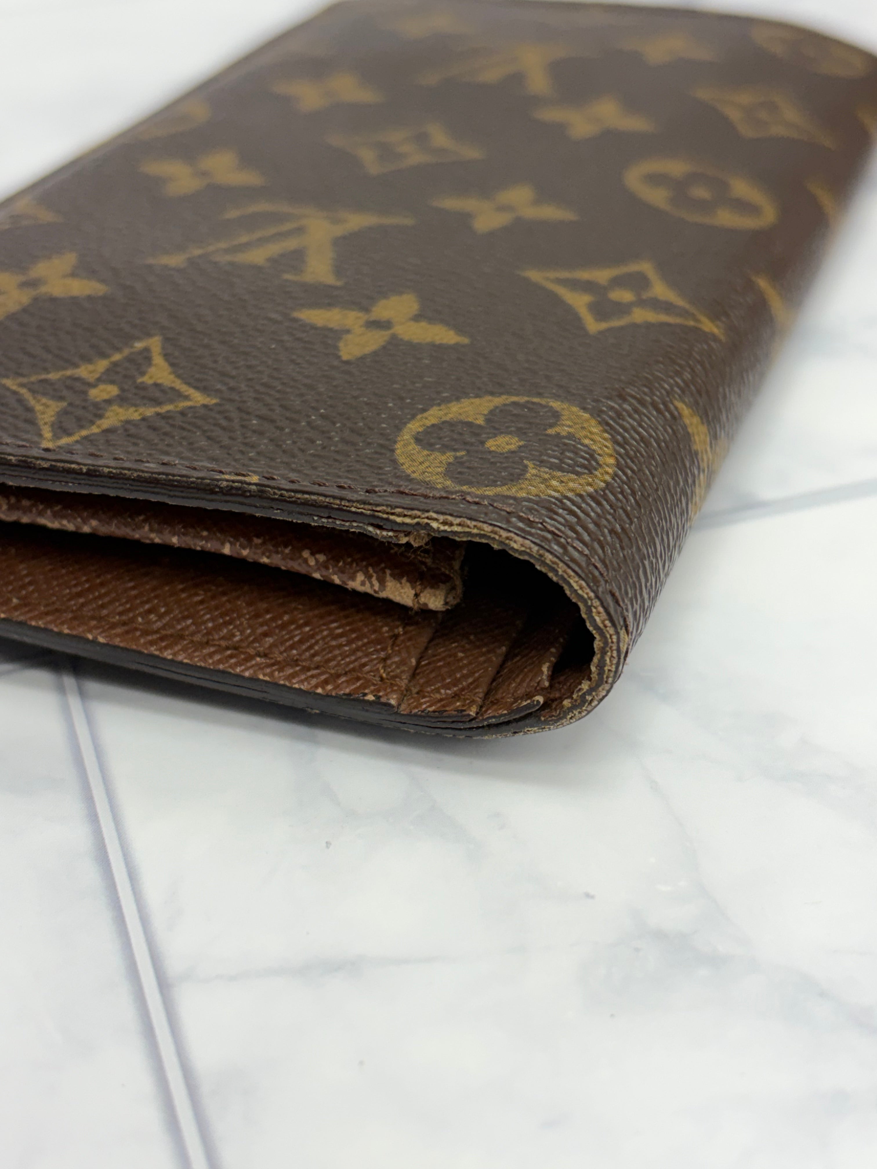 Louis Vuitton Monogram Brazza Long Wallet