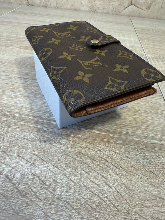 Louis Vuitton Monogram French Kisslock Clasp Wallet