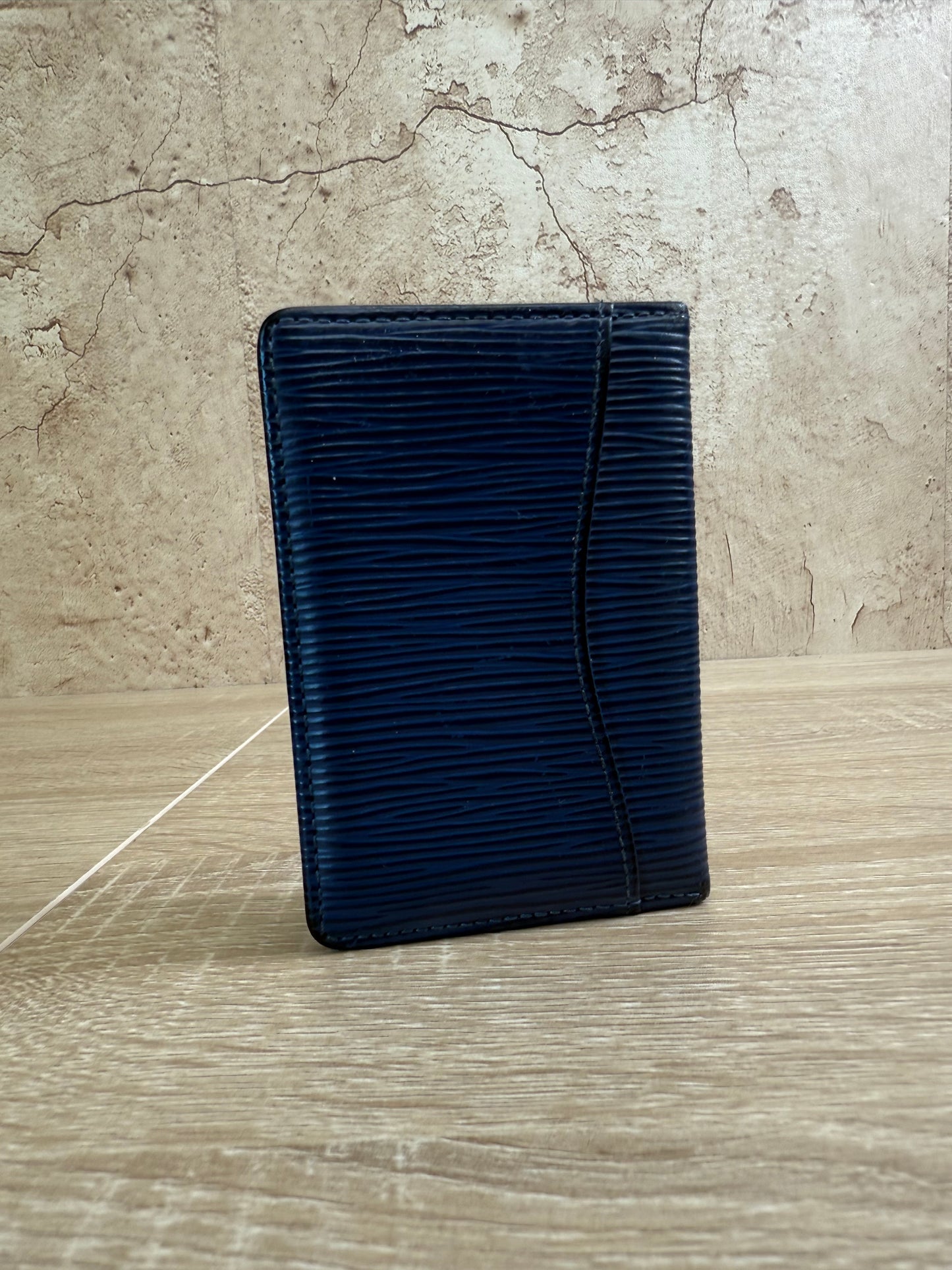 Louis Vuitton Blue Epi Pocket Organizer