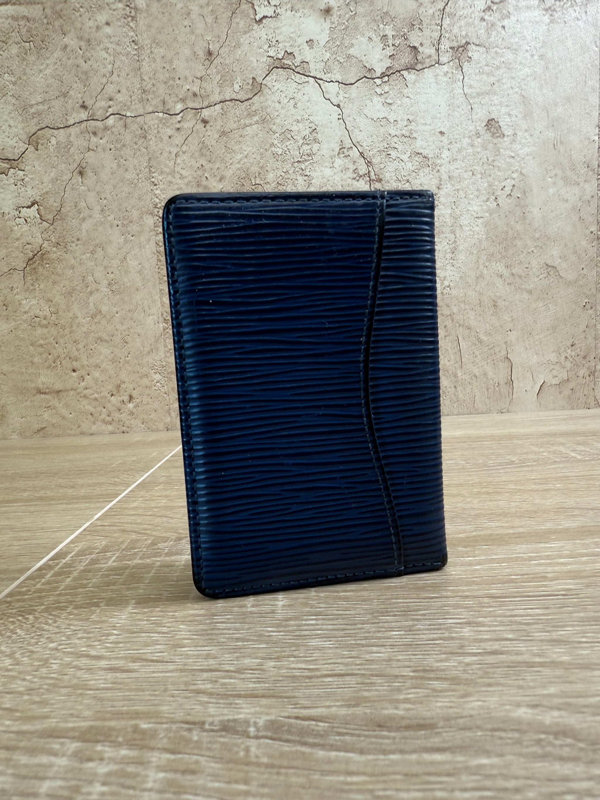 Louis Vuitton Blue Epi Pocket Organizer