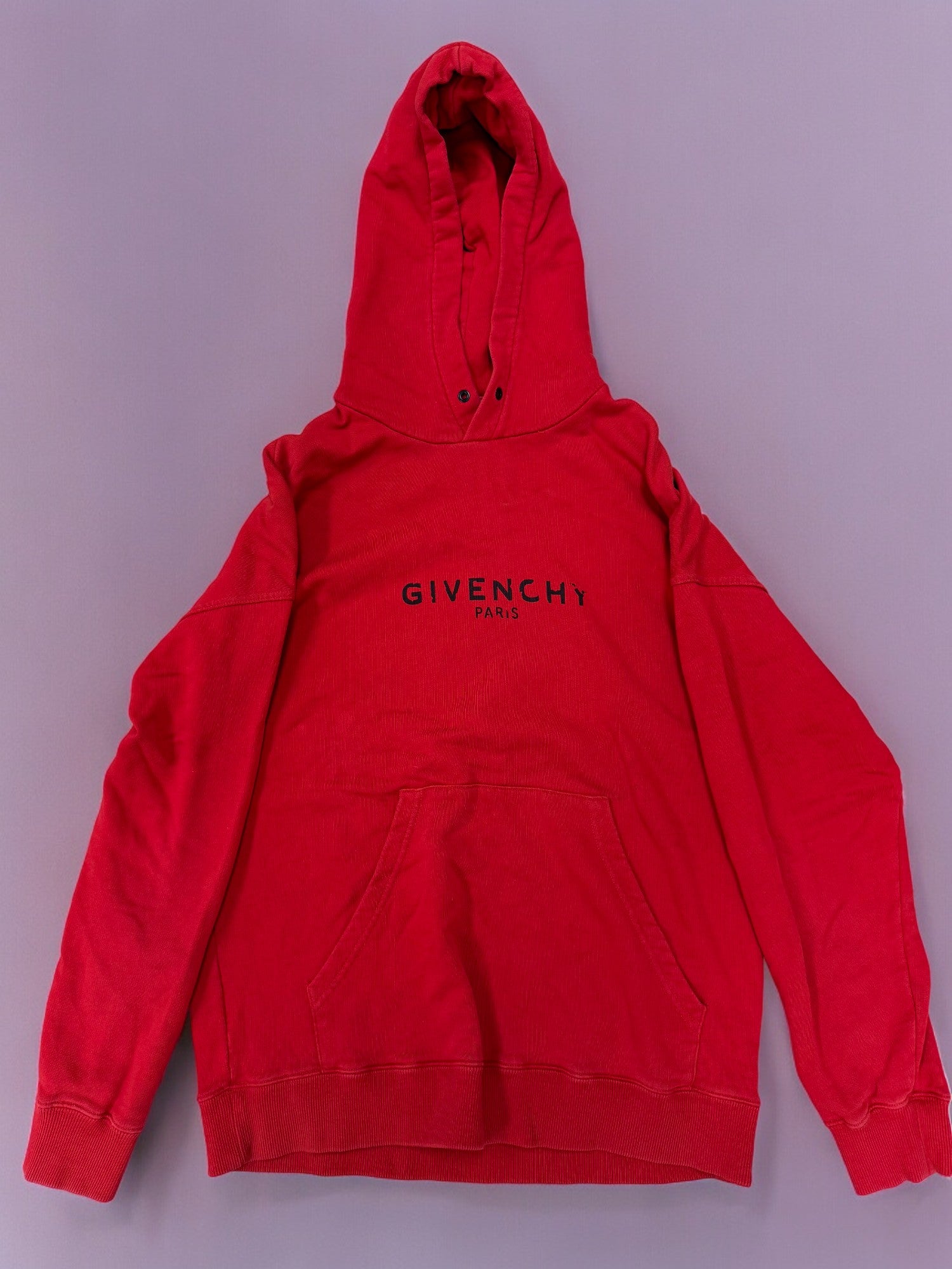 Givenchy Red Pullover Hoodie