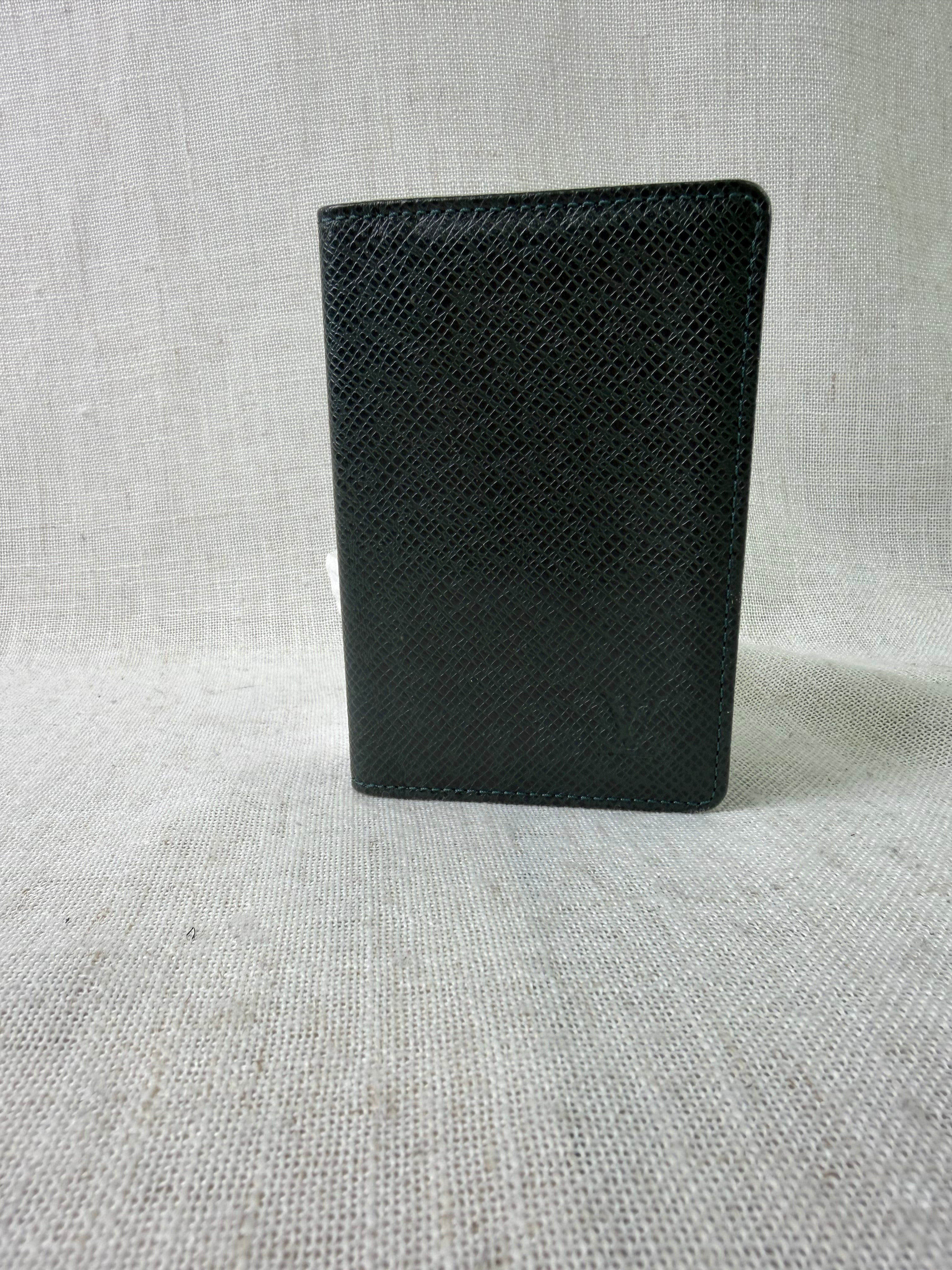 Louis Vuitton Green Taiga Pocket Organizer