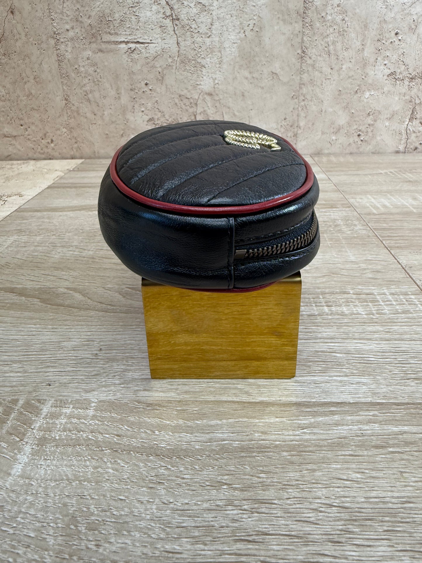 Gucci GG Marmont Black Quilted Leather  Waist Bag
