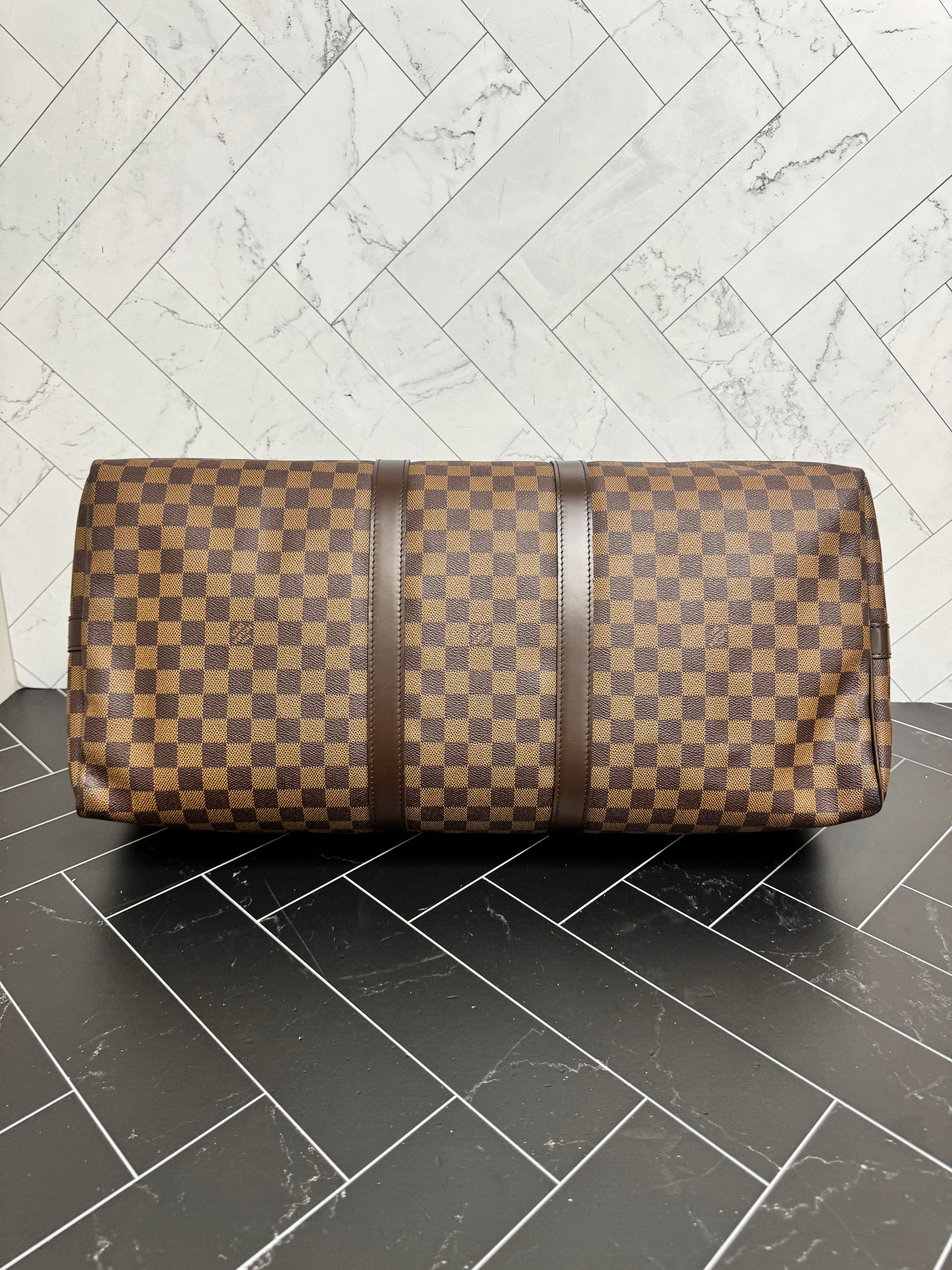 Louis Vuitton Damier Ebene Keepall 55 Bandouliere