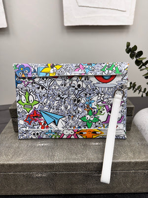 LIKE NEW - Louis Vuitton Multicolor Monogram Comics Large Envelope Pouch