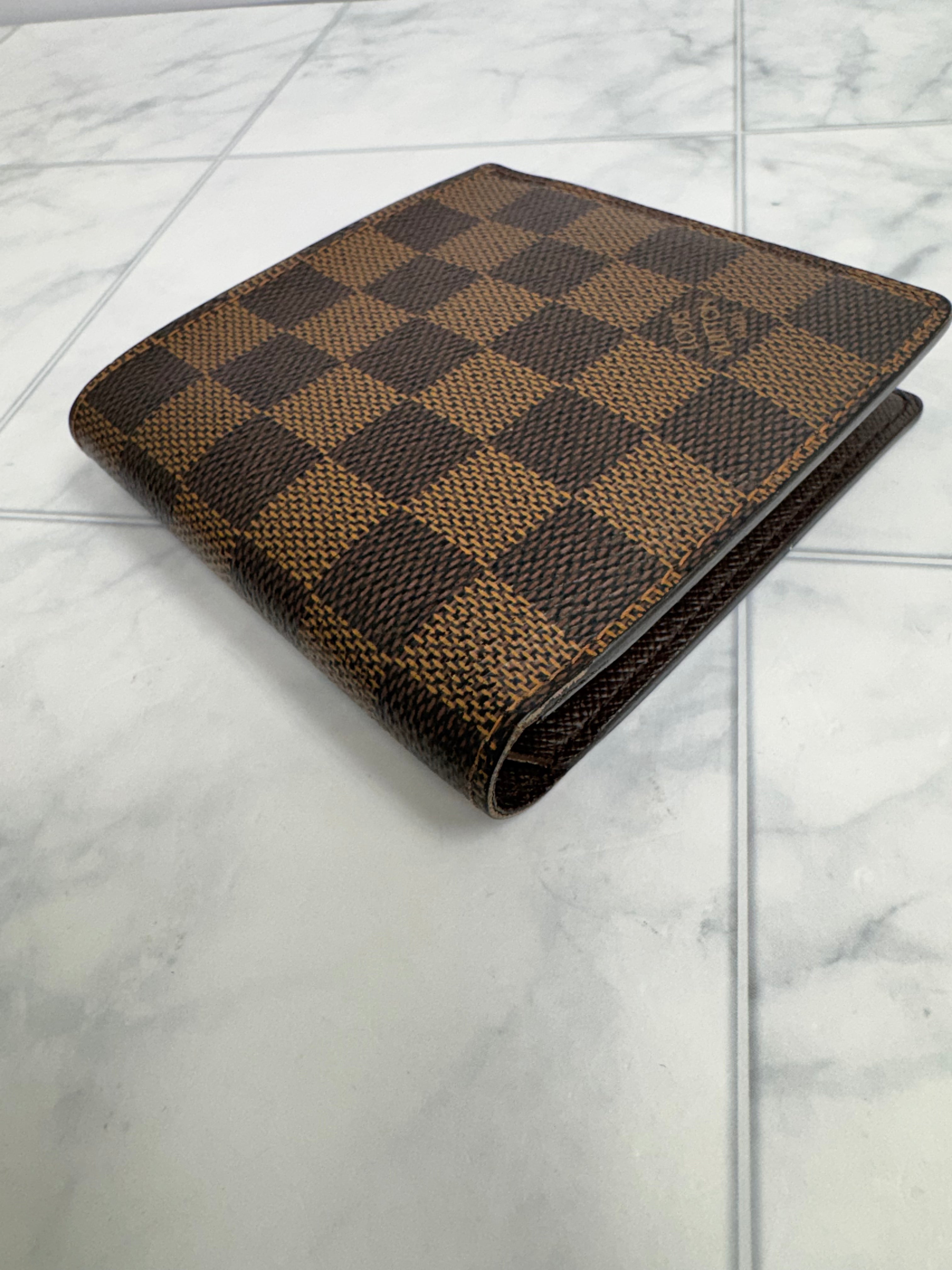 Louis Vuitton Damier Ebene Bifold Compact Wallet