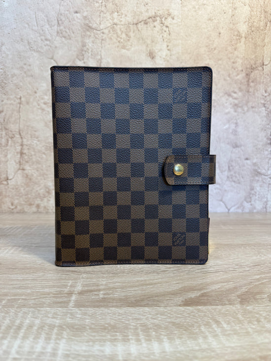 Louis Vuitton Damier Ebene Agenda GM