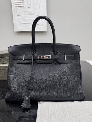 *DONS DROP* Hermes Black Togo Leather Birkin 35