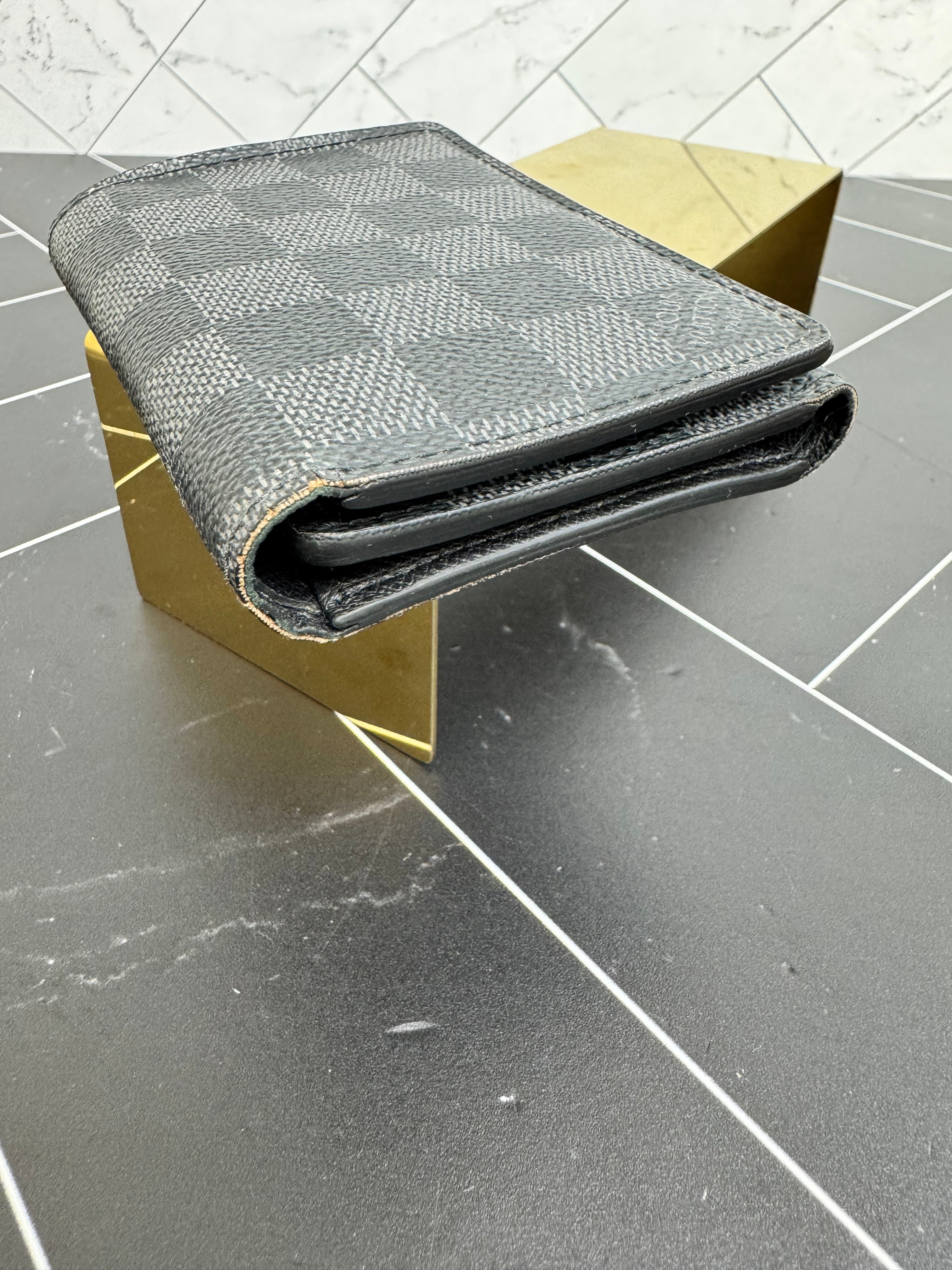 Louis Vuitton Damier Graphite Trifold Compact Wallet