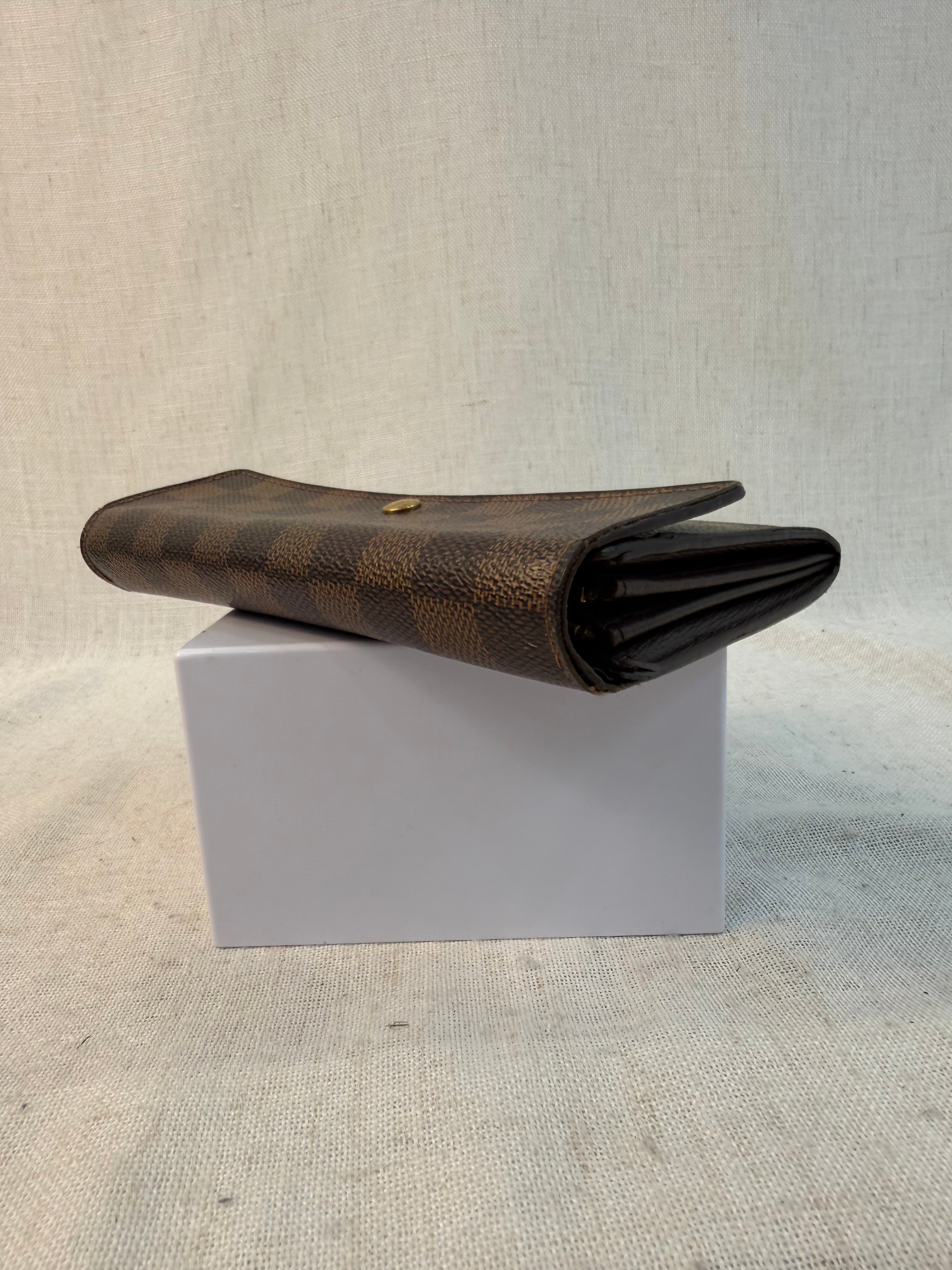 Louis Vuitton Damier Ebene Sarah Wallet