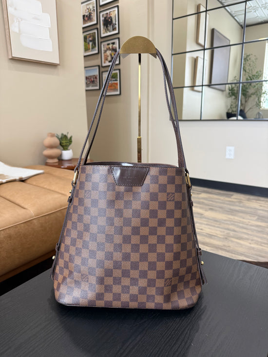 Louis Vuitton Damier Ebene Cabas Rivington Hobo Bag