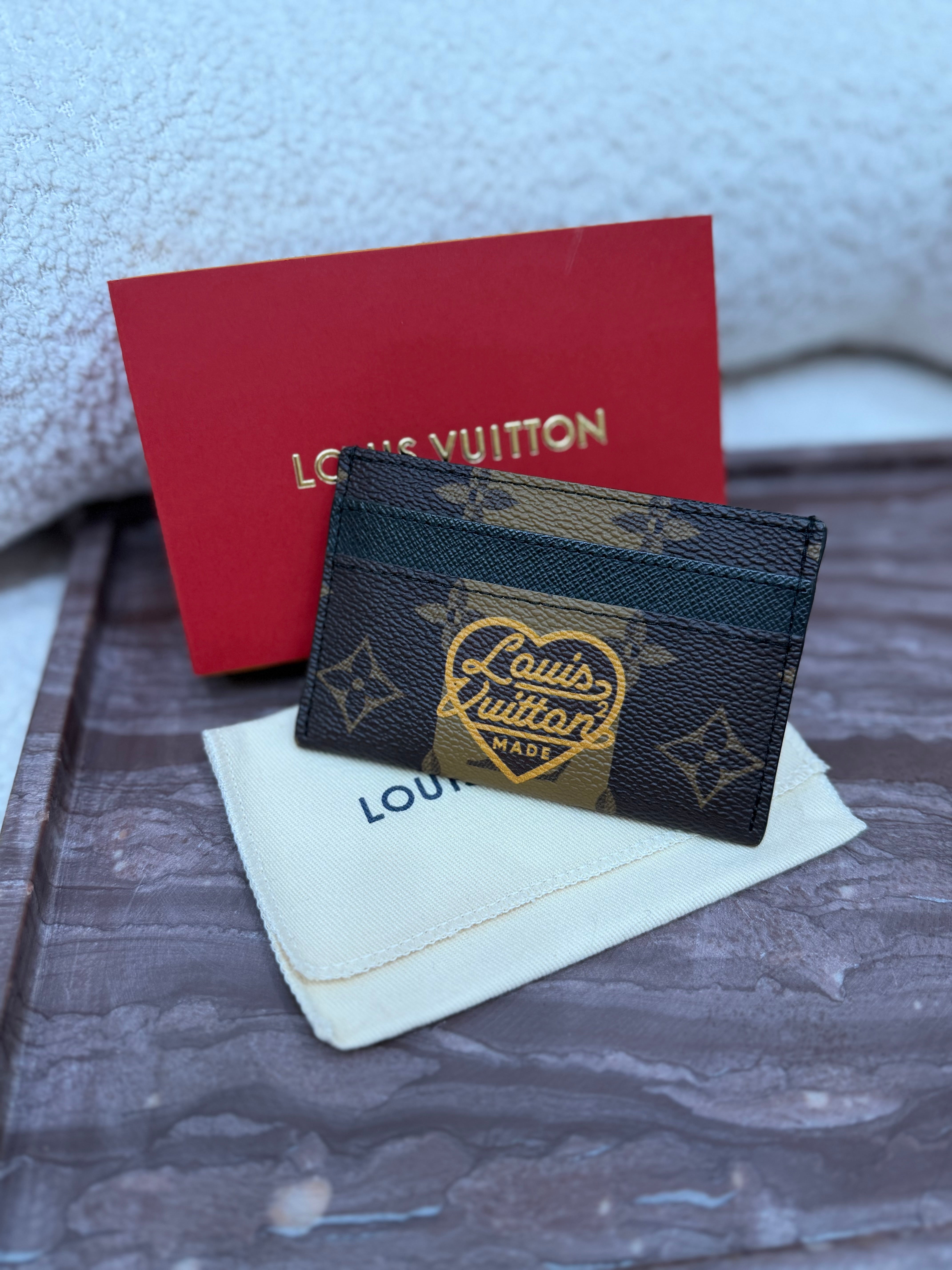 Brand New- Louis Vuitton Monogram Nigo Card Case