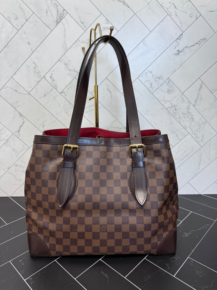 Louis Vuitton Damier Ebene Hampstead MM Shoulder Bag