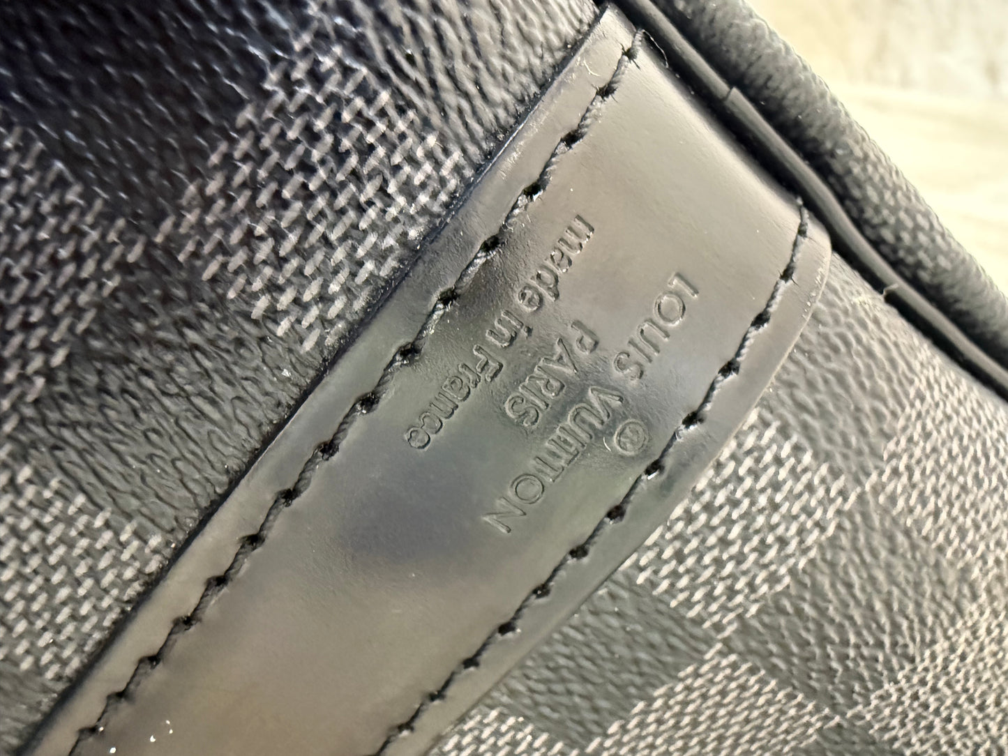 Louis Vuitton Damier Graphite Keepall  45 Bandouliere