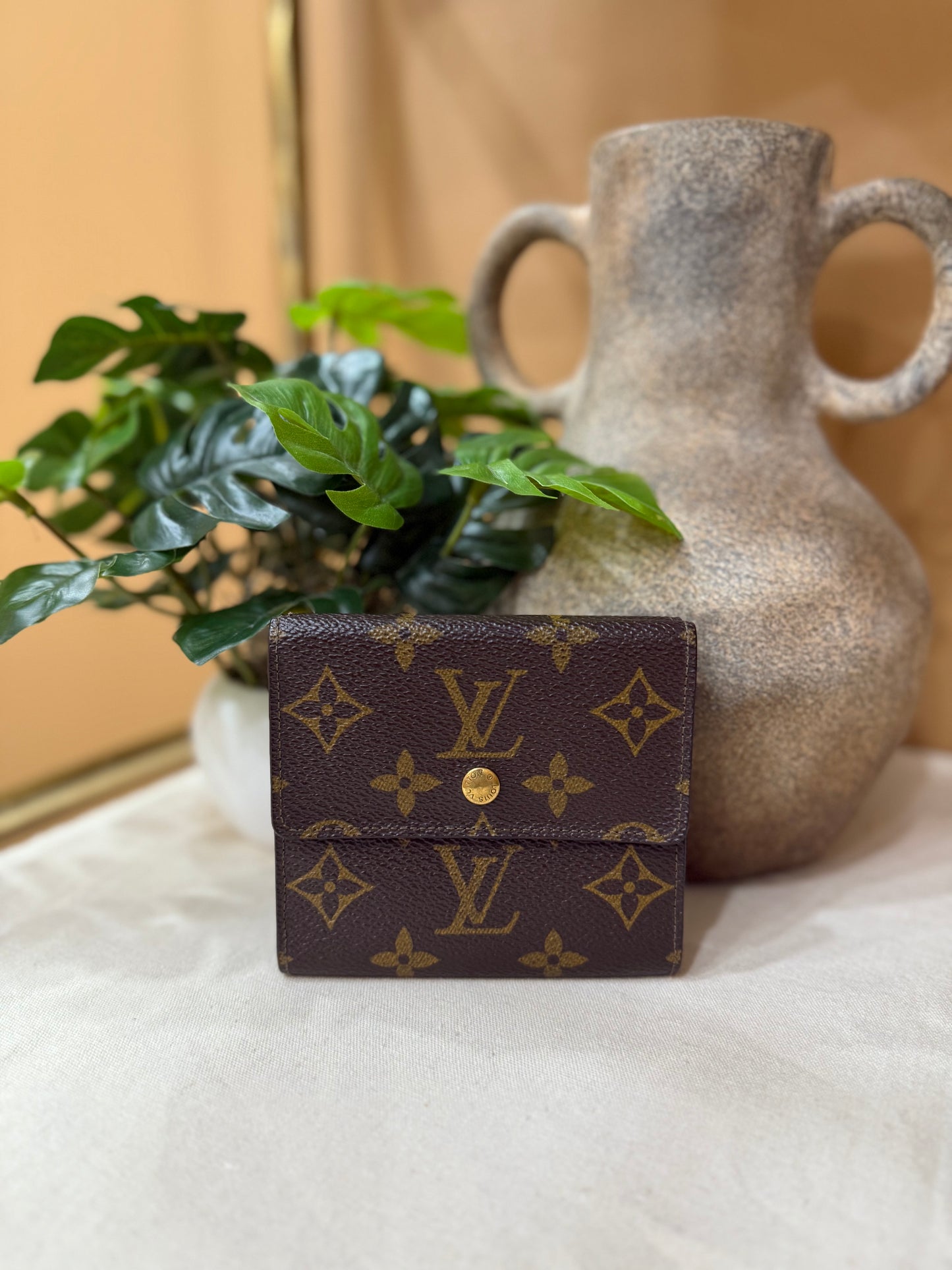 Louis Vuitton Monogram Elise Compact Wallet