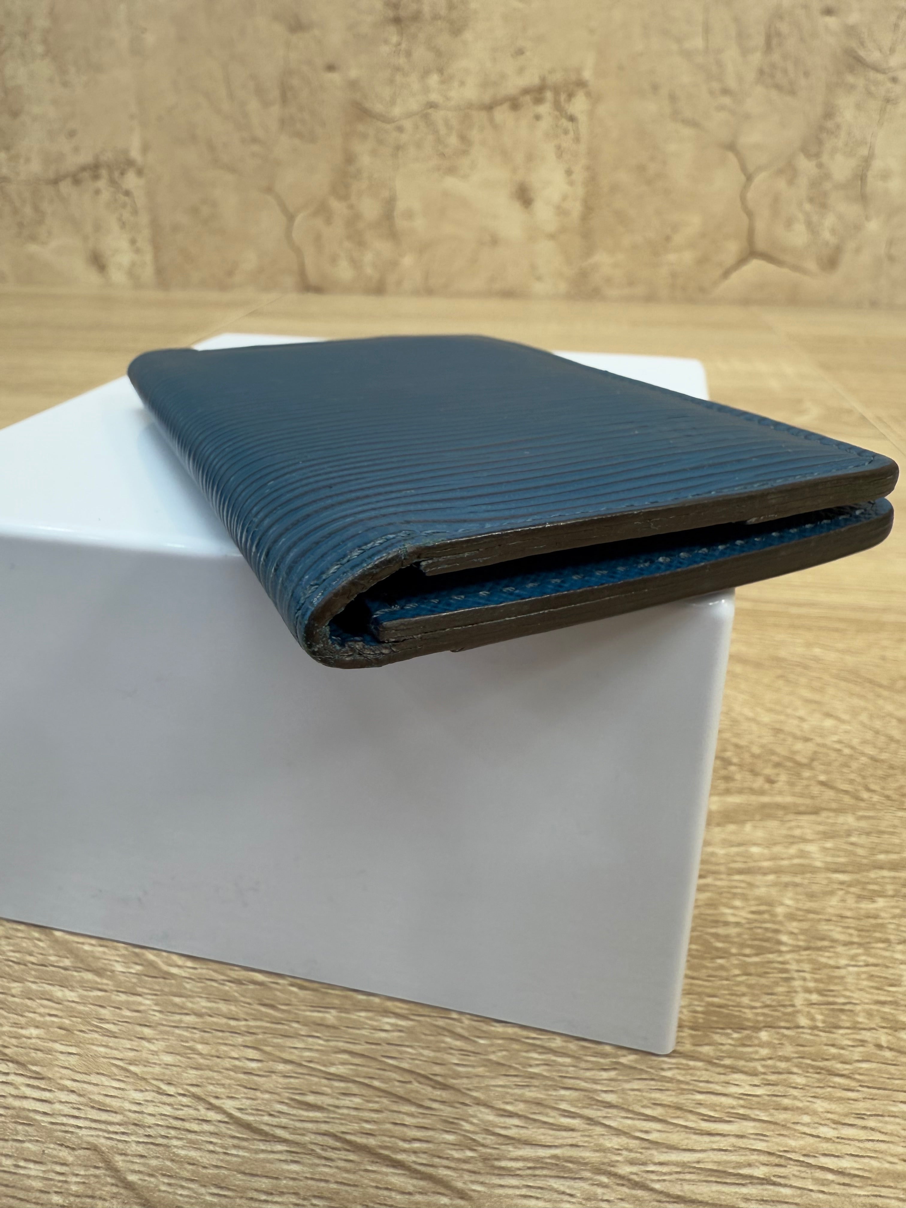 Louis Vuitton Blue Epi Leather Pocket Organizer