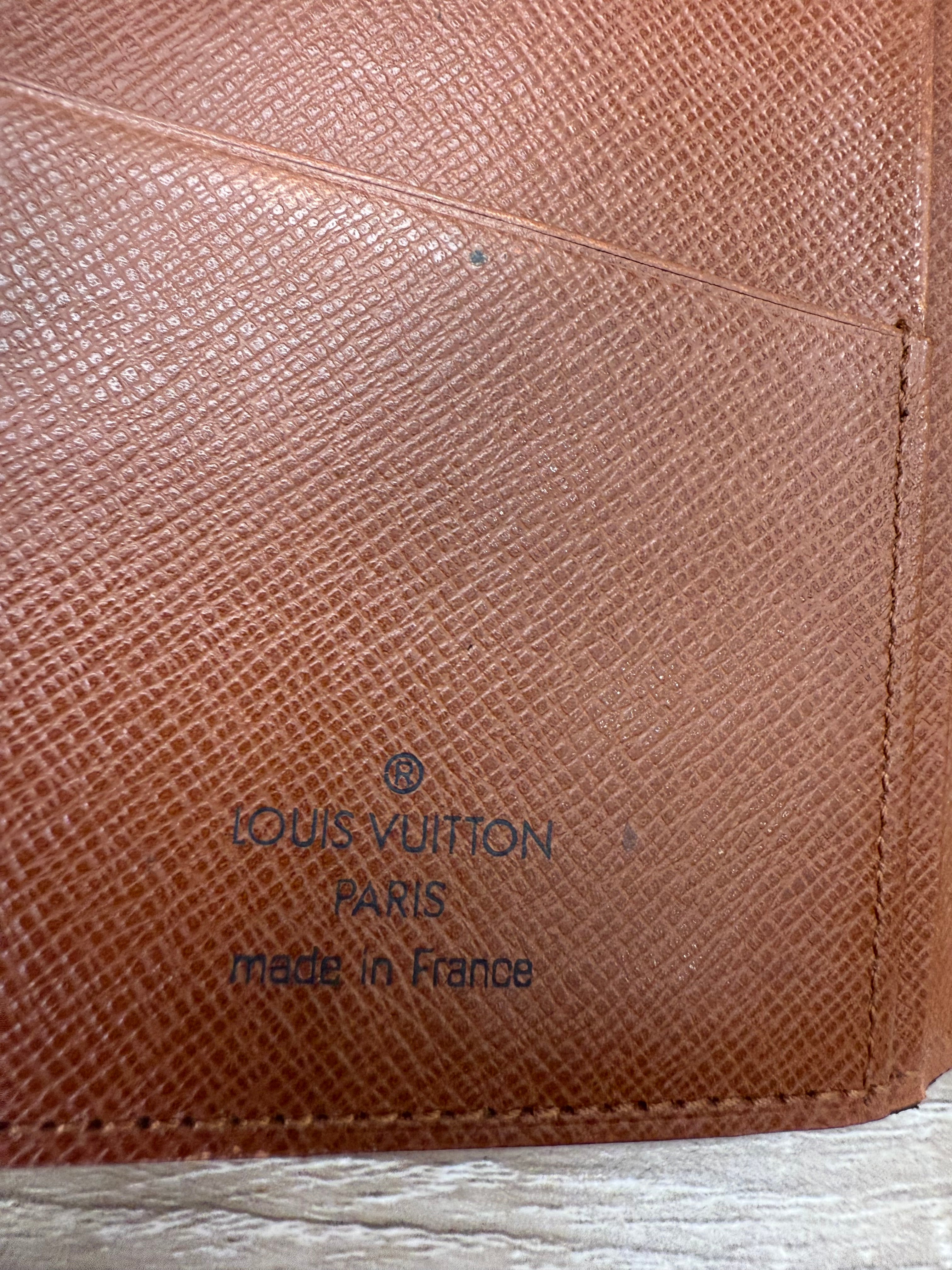 Louis Vuitton Monogram Vertical Long Wallet