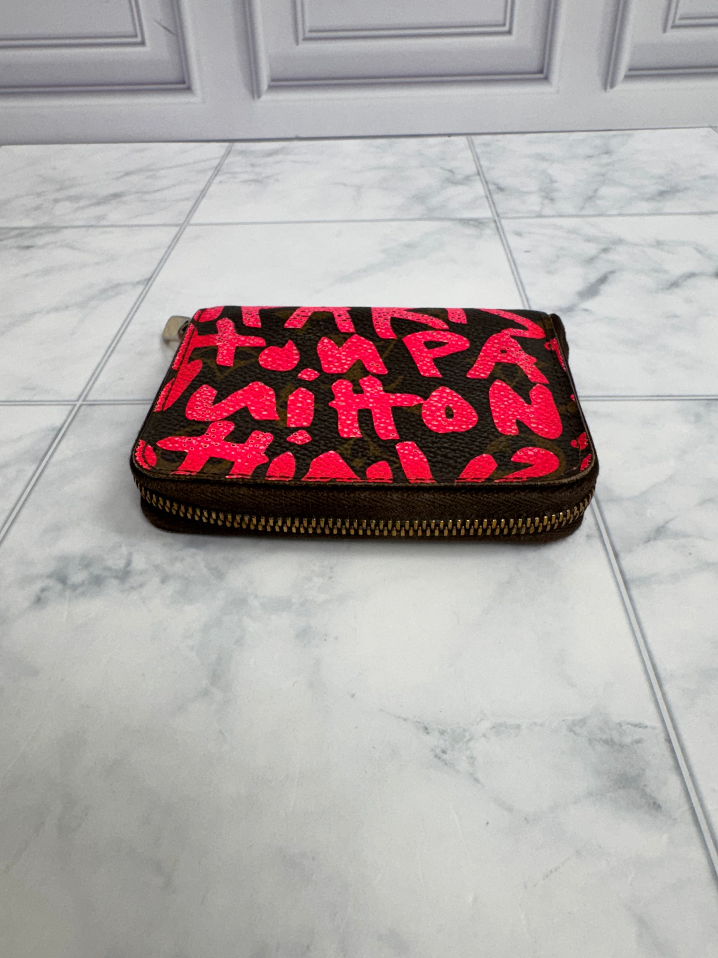 Louis Vuitton Monogram Graffiti Compact Zippy Wallet
