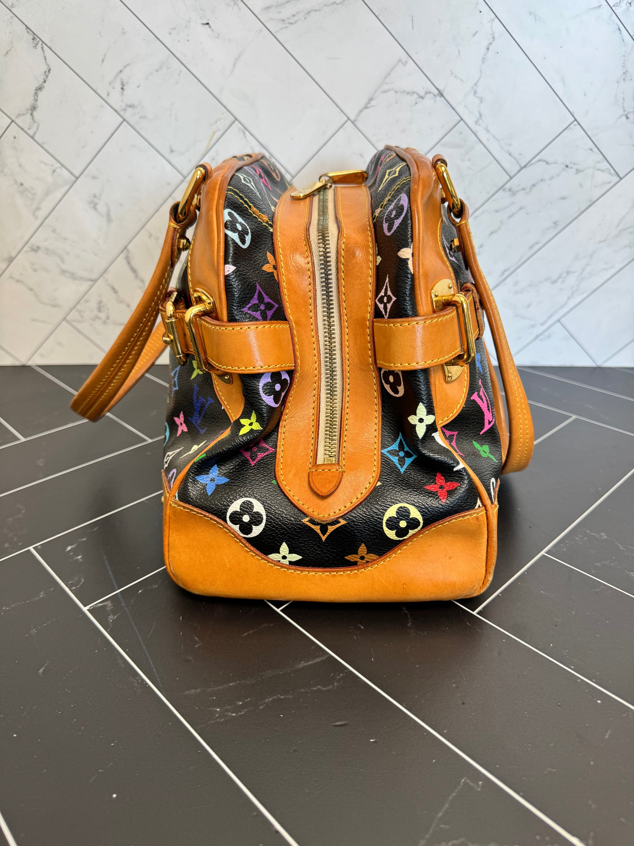 Louis Vuitton Black Multicolore Claudia Bag