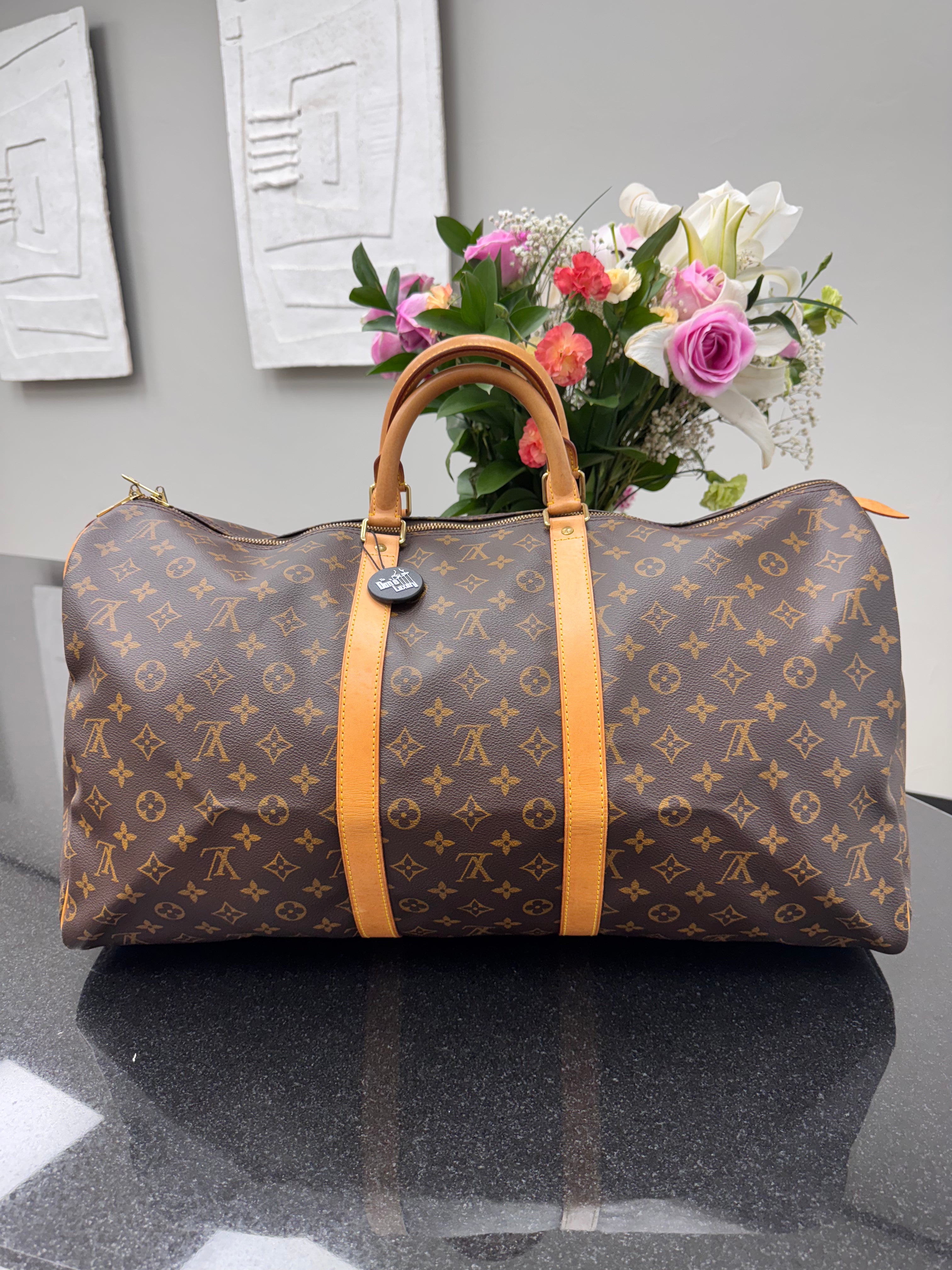 Louis Vuitton Monogram Keepall 55